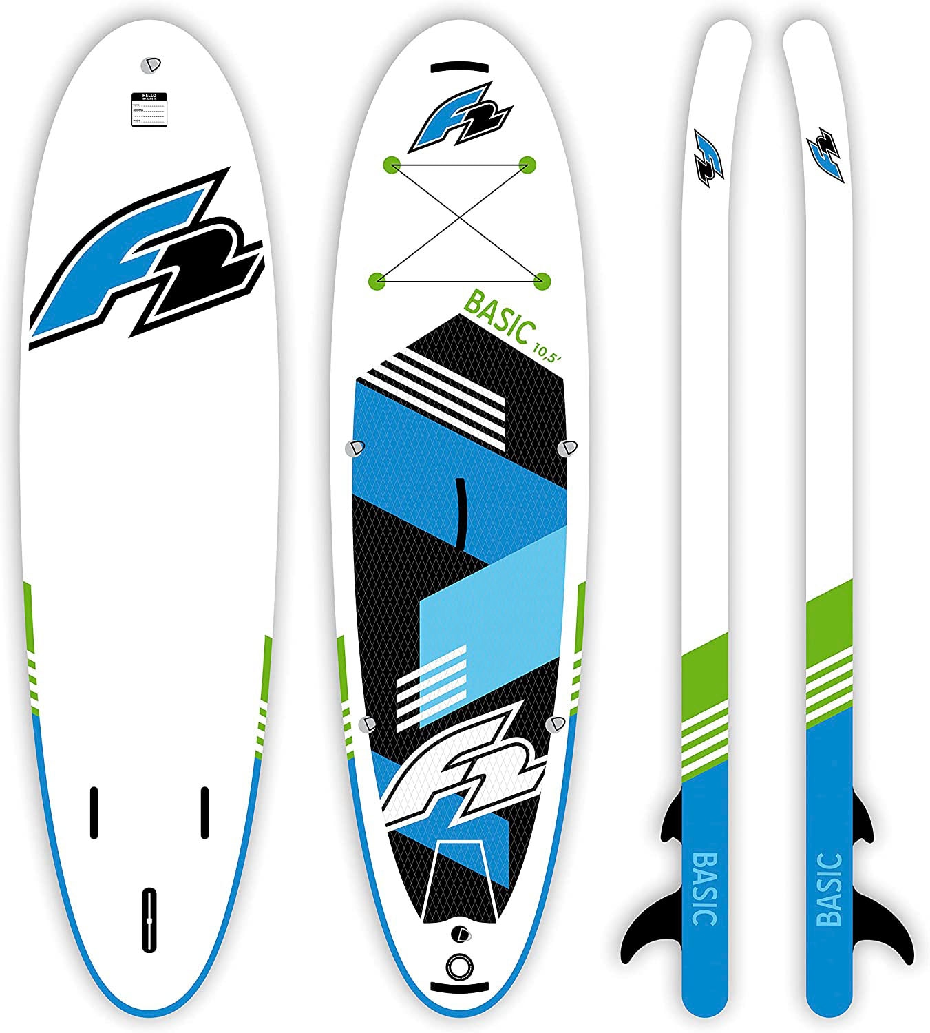 F2 SUP-Board »Basic«, (Packung, 5 tlg.)