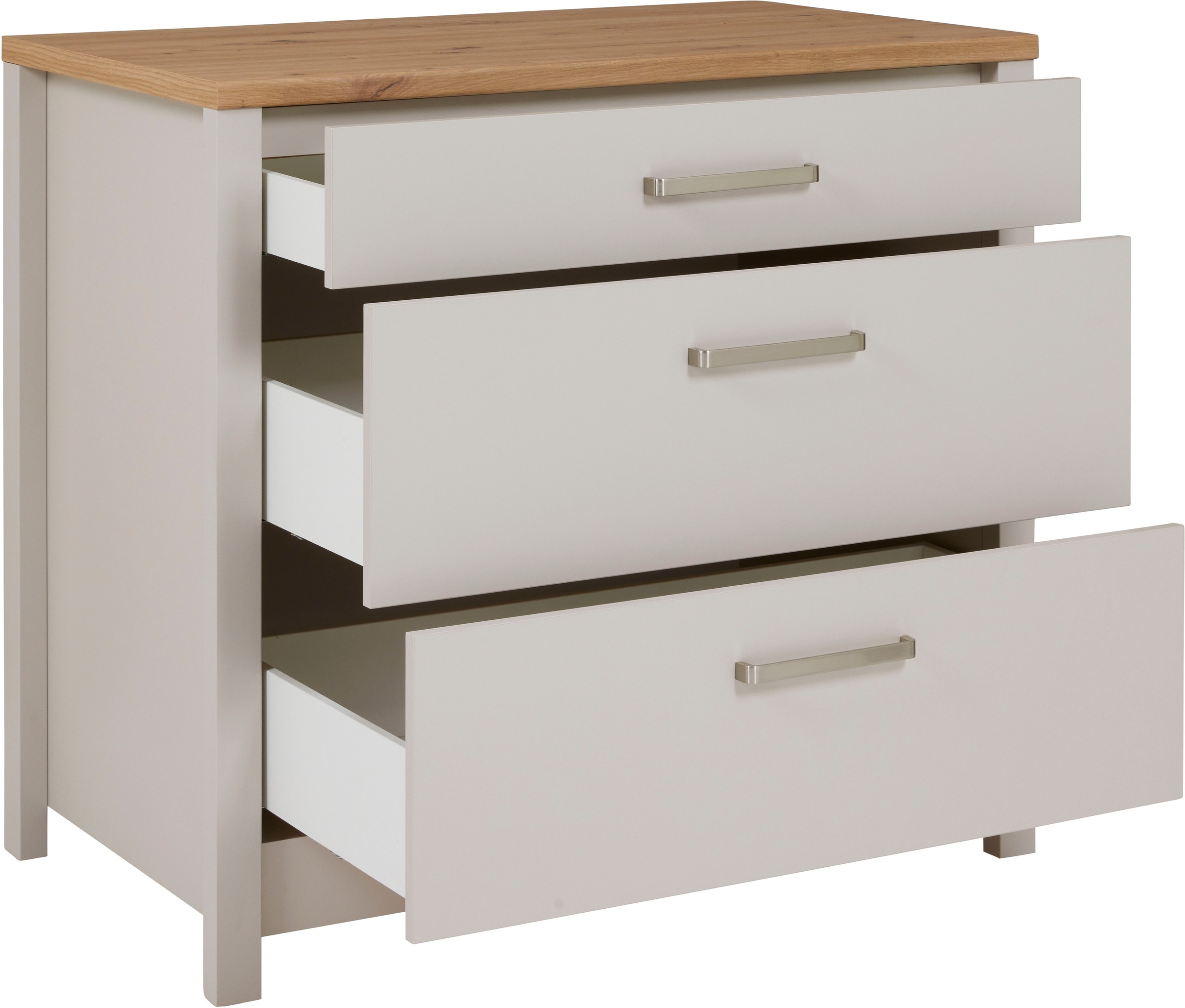 Inter Link Küchenzeile »Pienza, Einbauküche, Küchenblock, Küchenmodul, Kompaktküche« Ohne E-Geräte für Spülmaschine Kochfeld Backofen Kühlschrank B: 430 cm