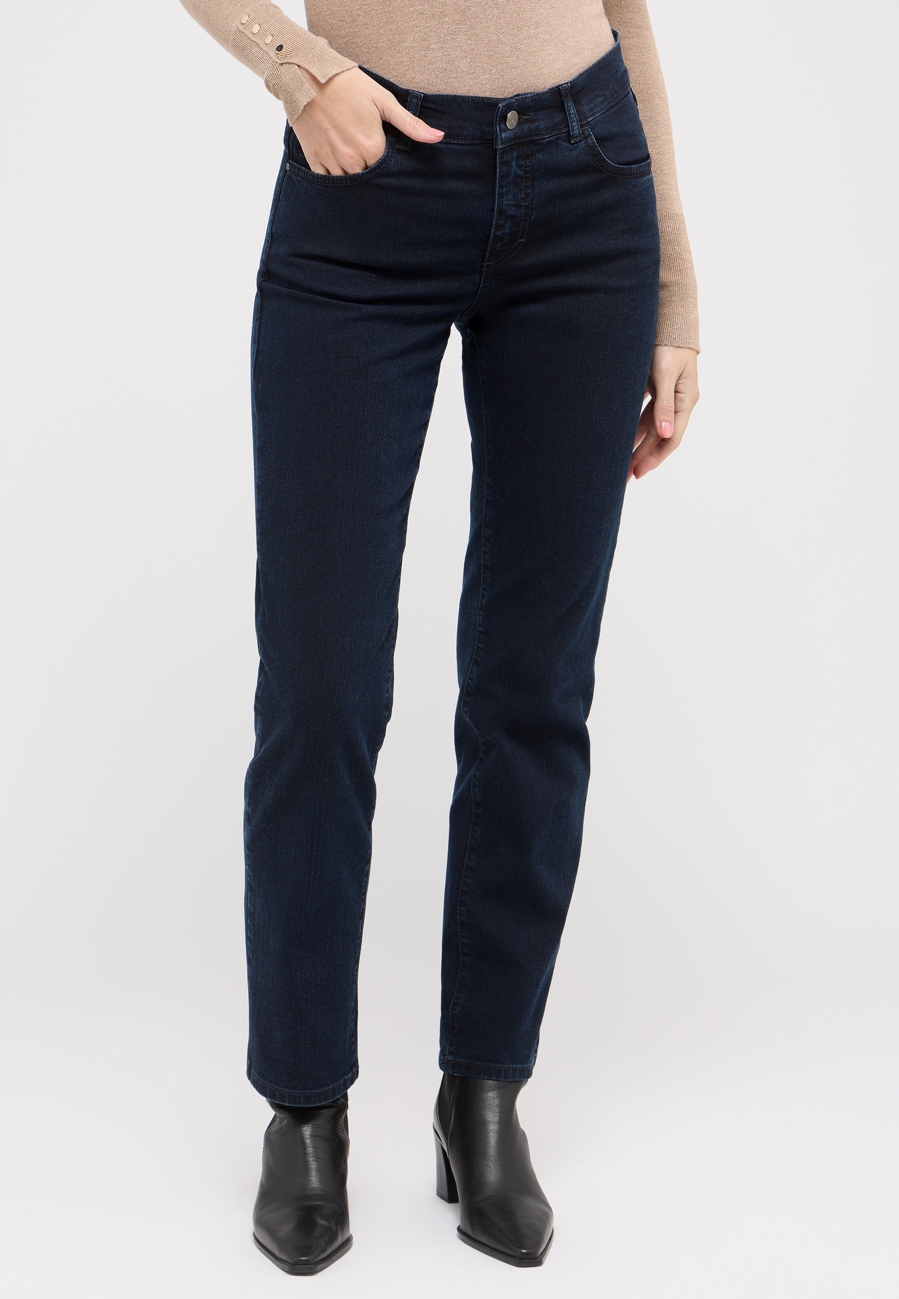 ANGELS High-waist-Jeans "DOLLY" im klassichen 5-Pocket-Stil