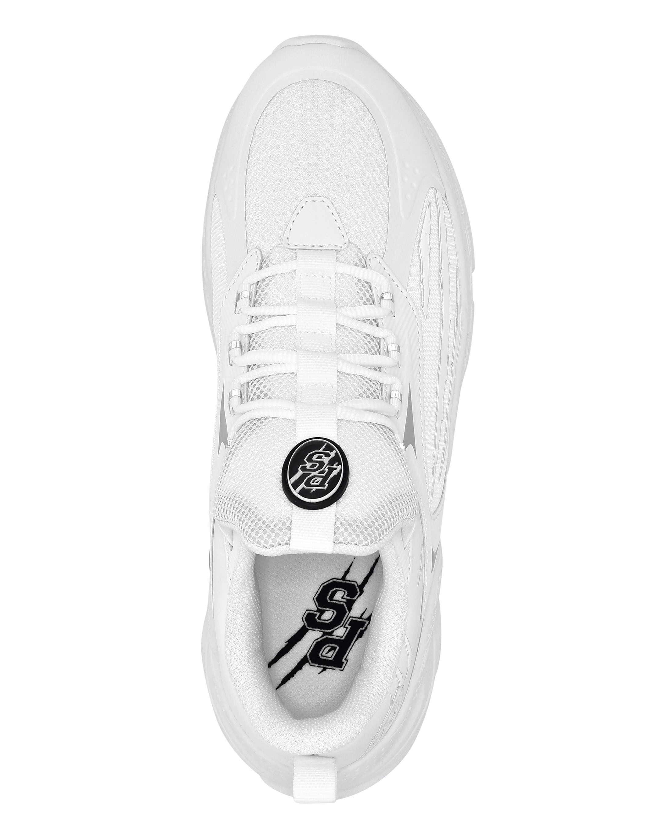 Sneaker PLEIN SPORT "Sneaker", Damen, Gr. 43, Normalschaft, weiß (0101, weiß, weiß), Schuhe Sneaker 5