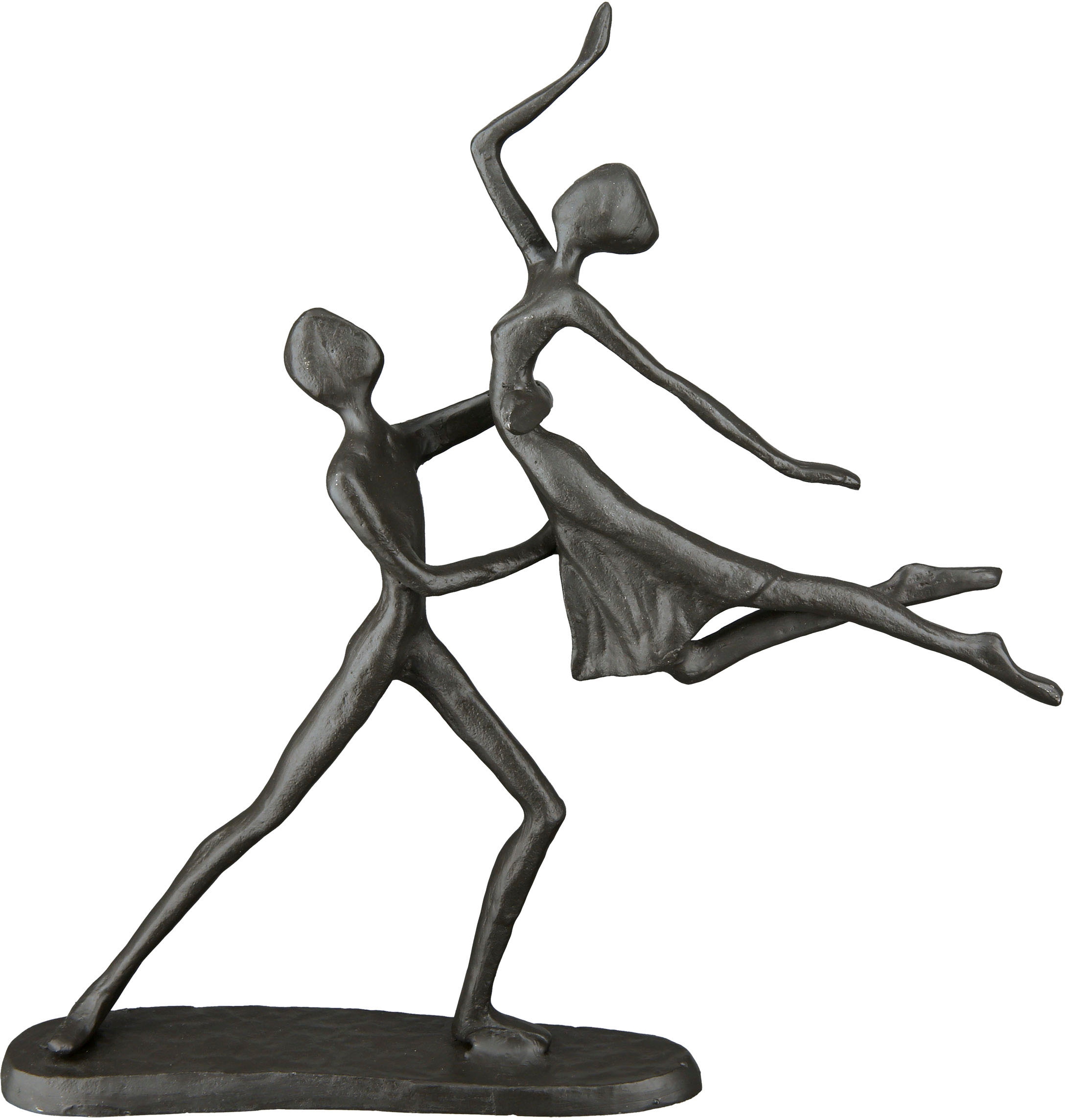 »Design kaufen by Tanzpaar, Wohnzimmer Dekofigur aus braun«, | BAUR Dekoobjekt, cm, Gilde Höhe Skulptur Metall, Casablanca 17,5