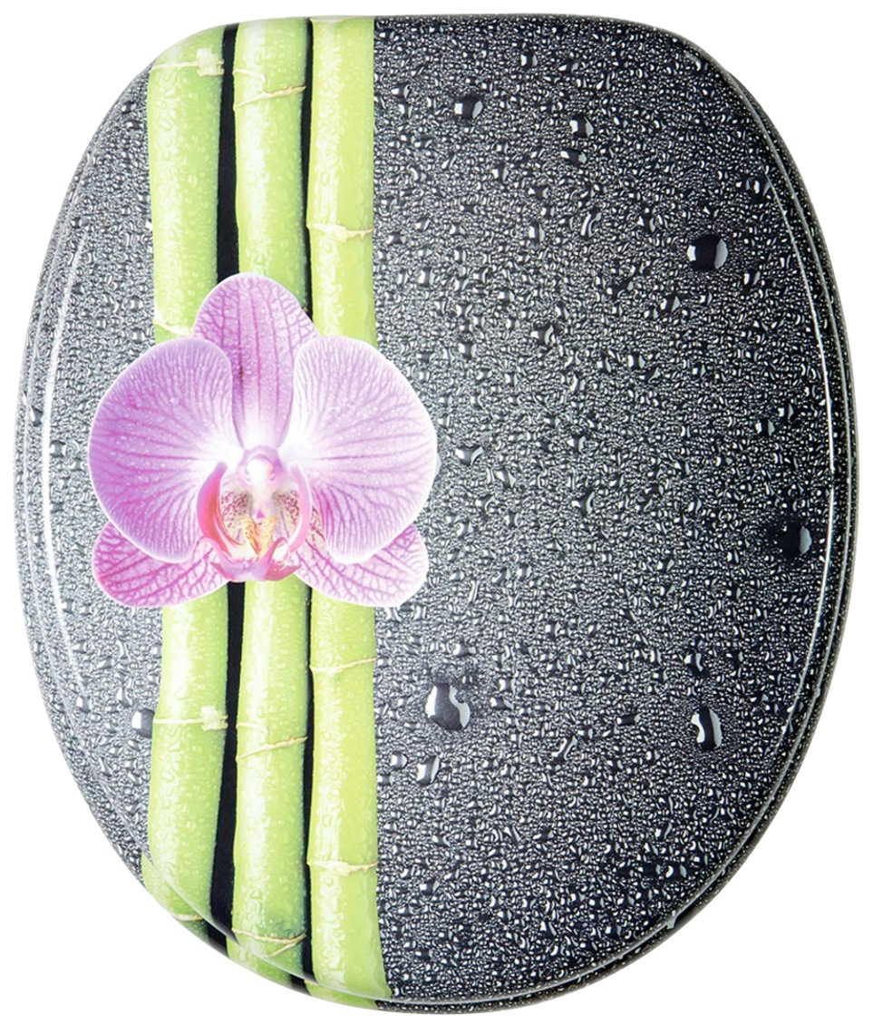 Thumbnail - Sanilo Badaccessoire-Set "Asia", (Komplett-Set, 3 tlg.), bestehend aus WC-Sitz, Badteppich und Waschbeckenstöpsel