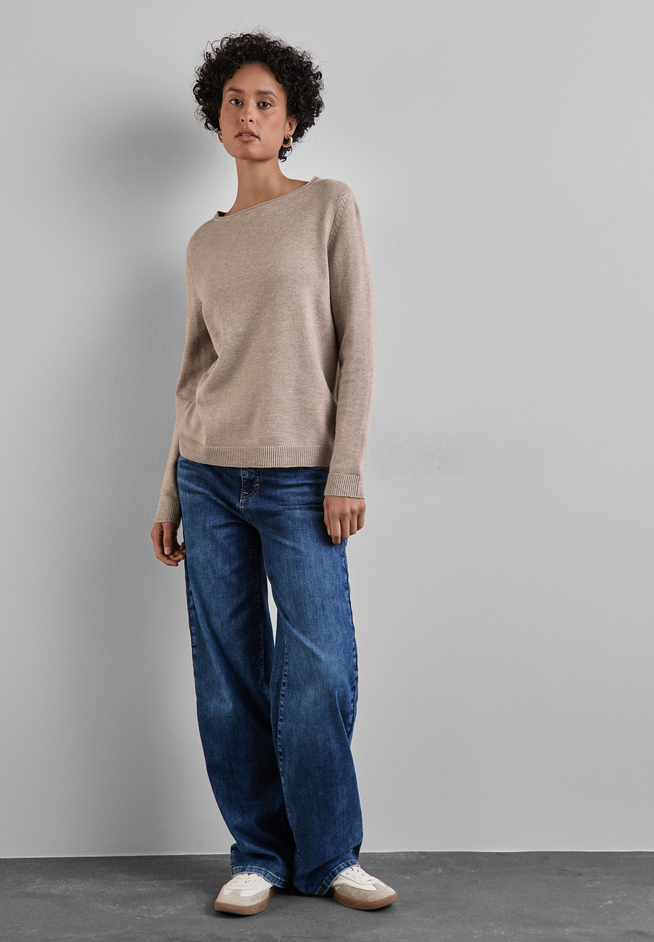 STREET ONE Strickpullover, mit Muster