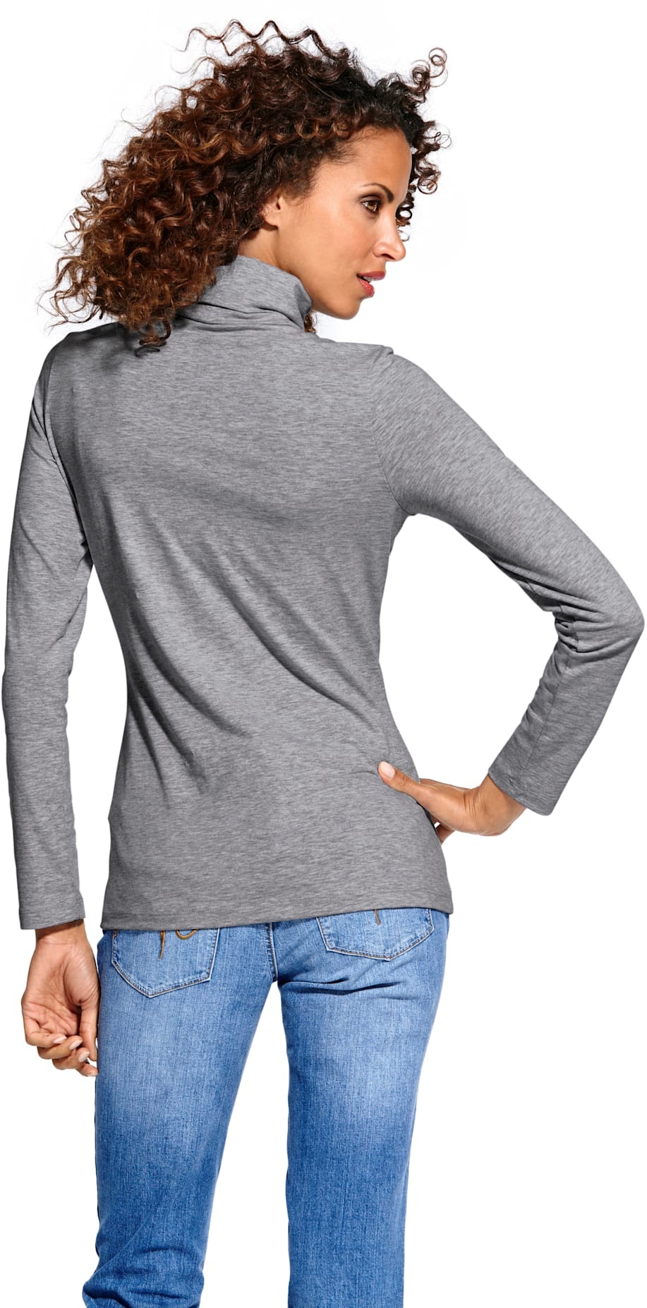 heine Rollkragenshirt »Rollkragen-Shirt«, (1 tlg.)