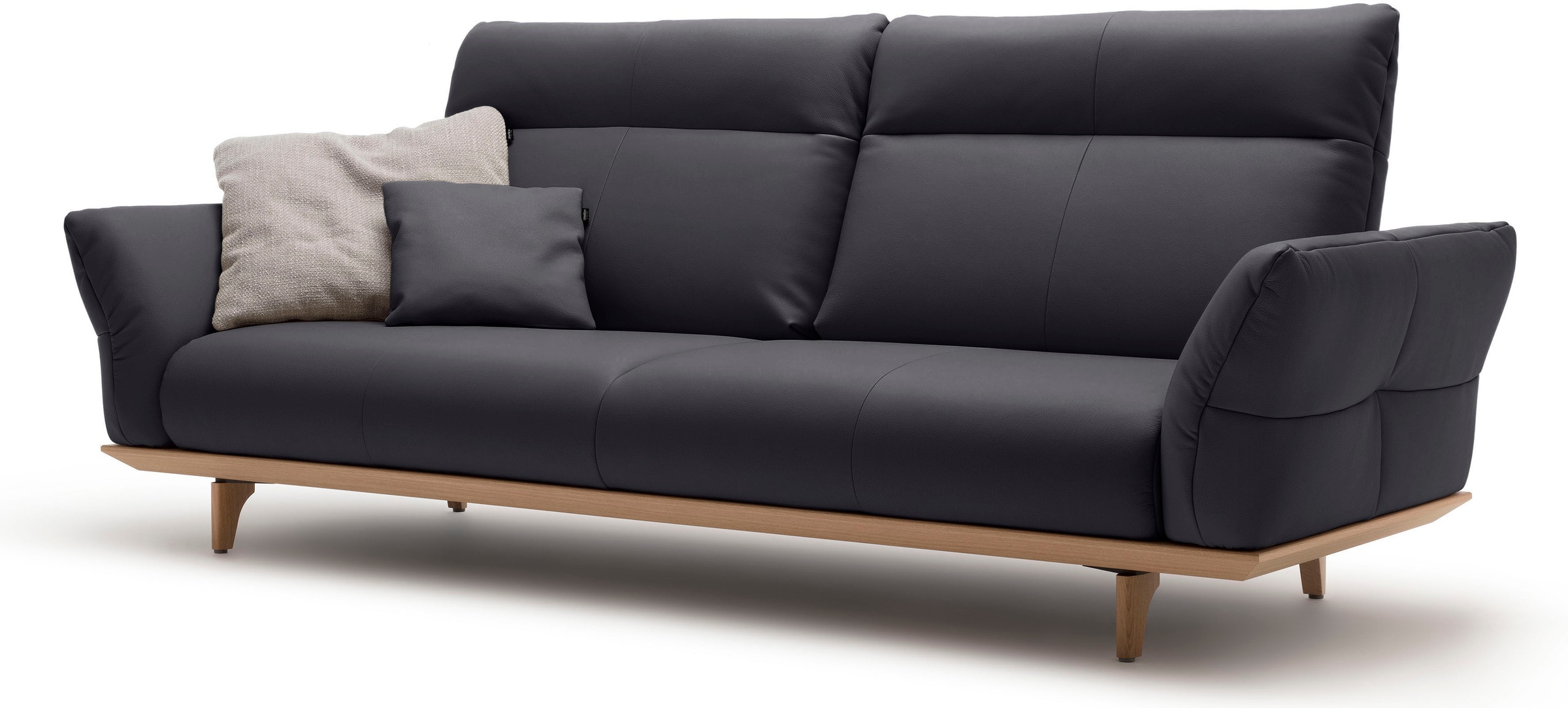 Creation BY ROLF BENZ 3,5-Sitzer "CR.460", Sockel in Eiche, Füße Eiche natu günstig online kaufen