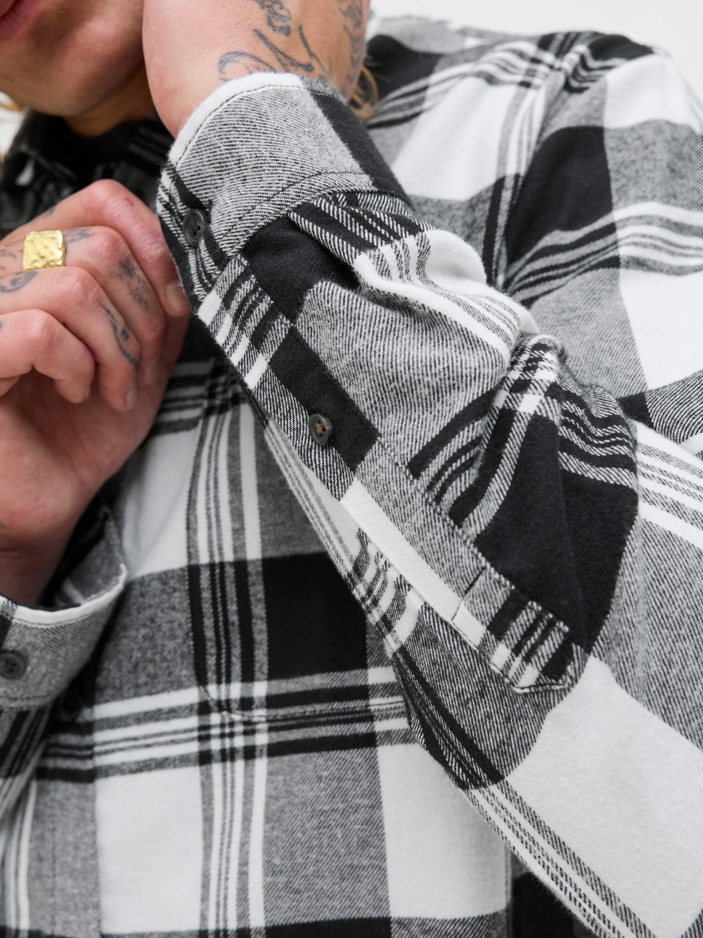 Jack & Jones Langarmhemd »JJJAMES BUFFALO SHIRT LS«