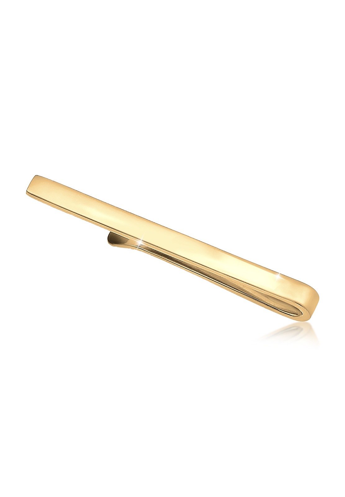 KUZZOI Herren Krawattennadel "Basic Matt Klassisch Zeitlos Business 925 Silber", gold, Silber 925 (Sterlingsilber), Krawattennadeln