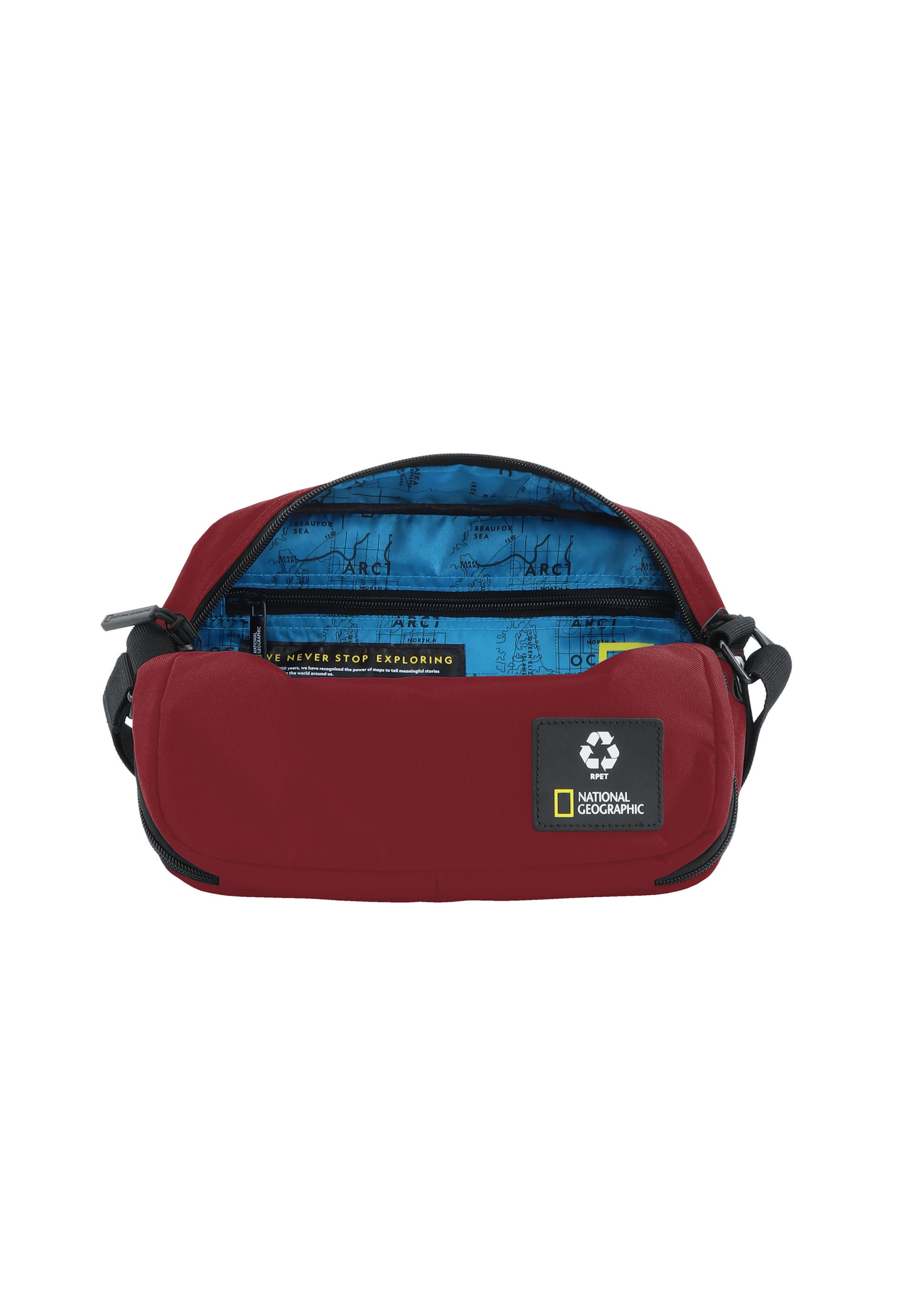 NATIONAL GEOGRAPHIC Schultertasche »OCEAN«, aus recycelten PET-Flaschen