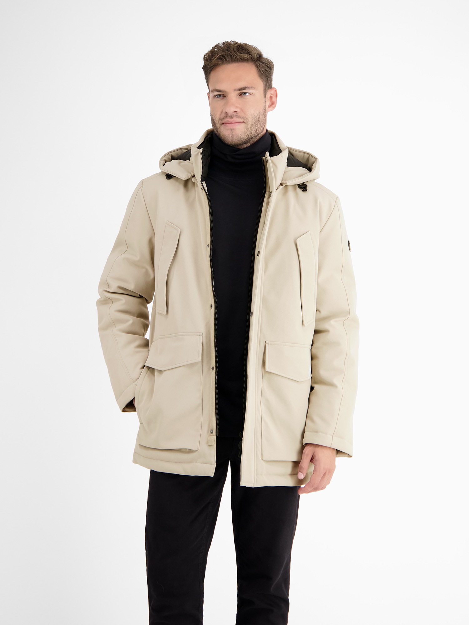 LERROS Parka "LERROS Gefütterter Winter-Parka mit Funktionen" mit Kapuze günstig online kaufen