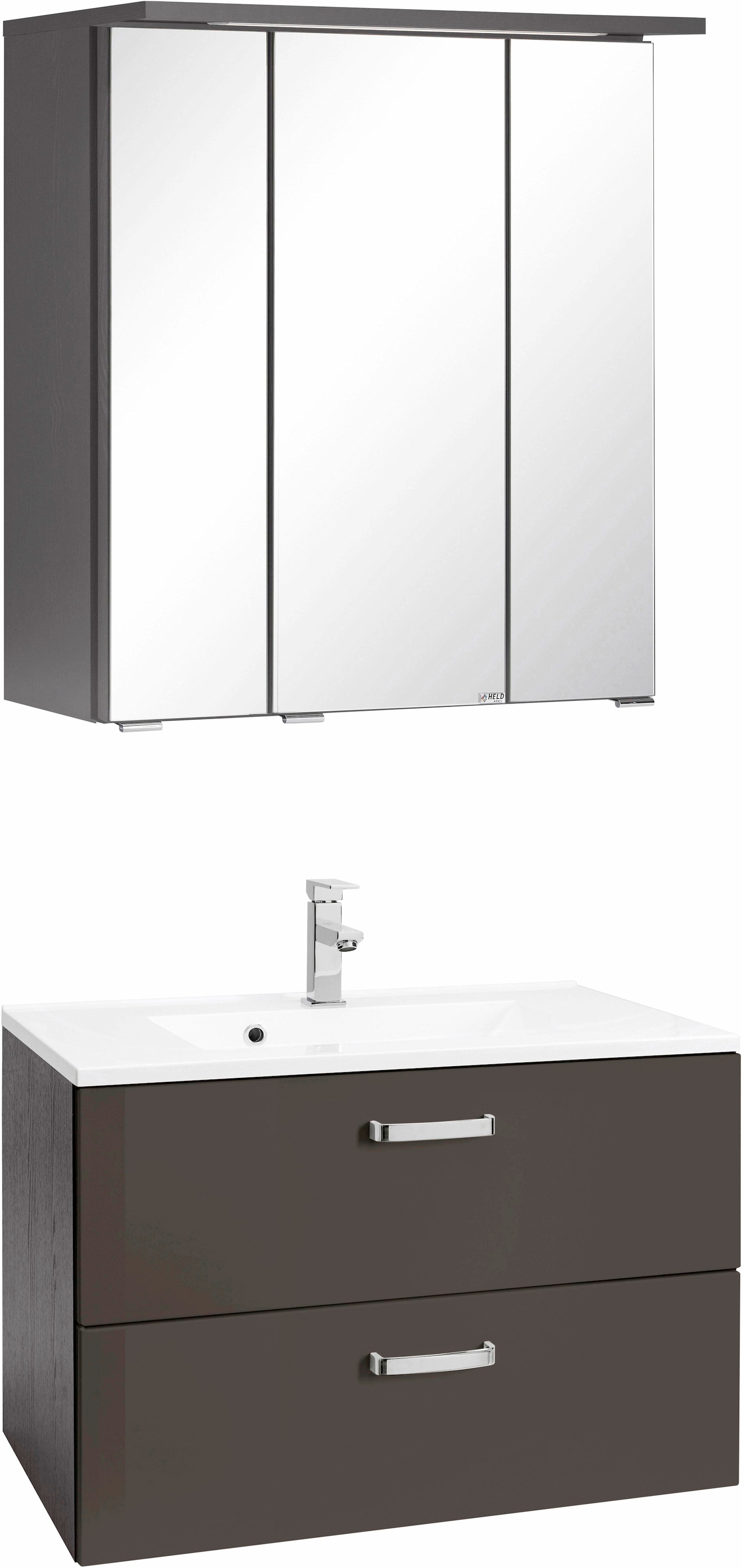 welltime Badmöbel-Set "Ravenna" 2 Stk. tlg. mit Soft-Close Funktion günstig online kaufen