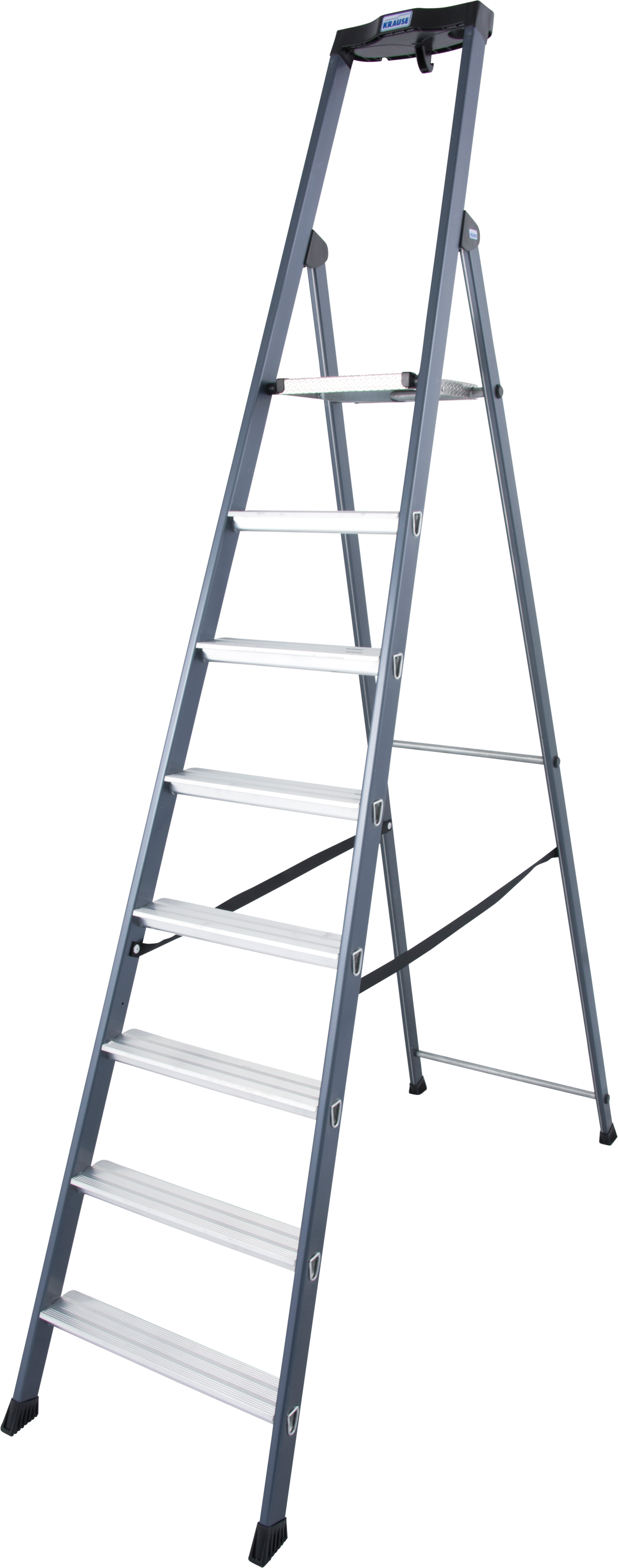 KRAUSE Stehleiter »SePro S«, Alu eloxiert, 1x8 Stufen, Arbeitshöhe ca. 370 cm