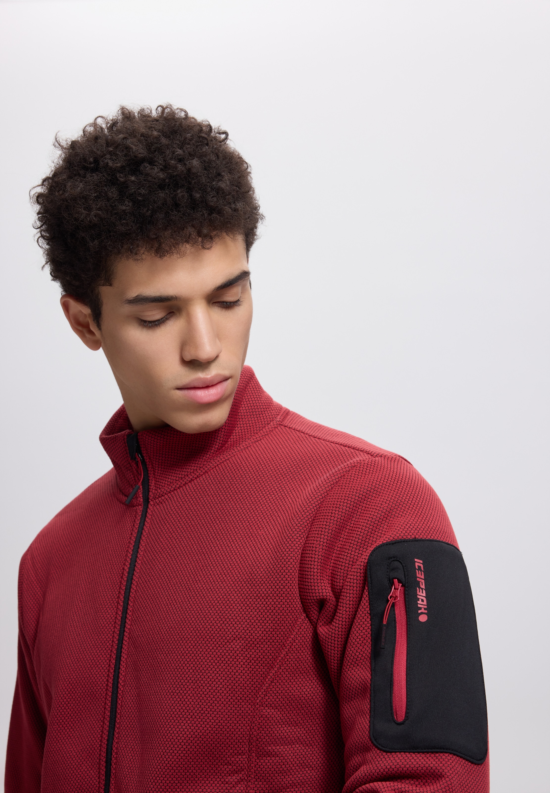 Icepeak Fleecejacke »BREDSTEDT« mit Stehkragen, schnell trocknend, normale Länge