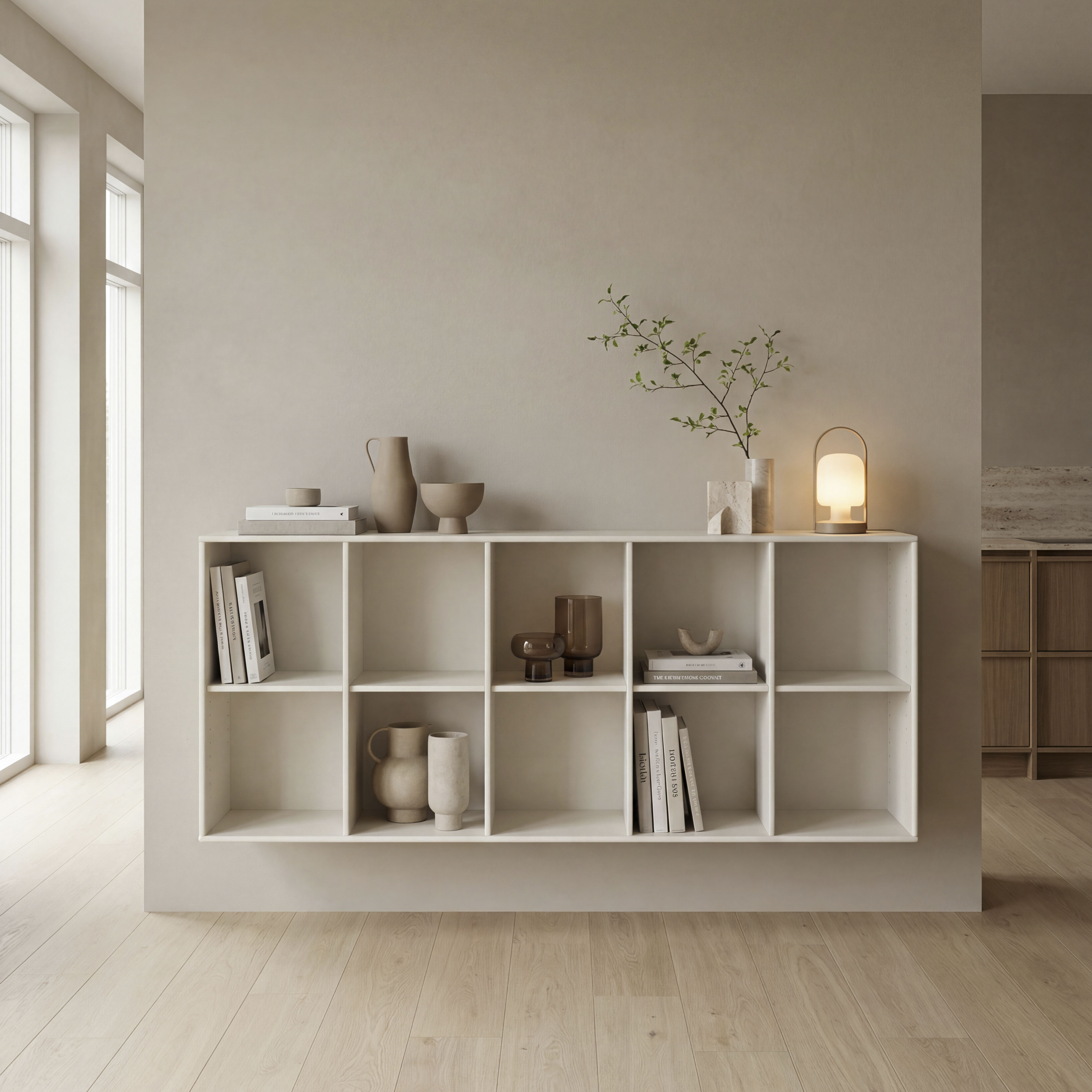 Hammel Furniture Sideboard "Mistral Kubus 117, hängend/stehend montierbar" 1 Stk. tlg. Verstellbar Einlegeböden, B: 169 cm, anpassungsbar Designmöbel