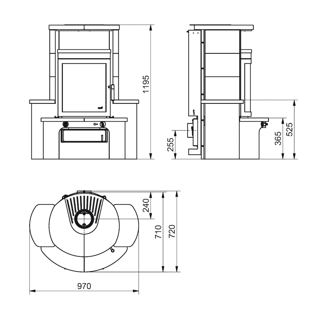 HARK Kaminofen »Avenso GT ECOplus 8 KW«