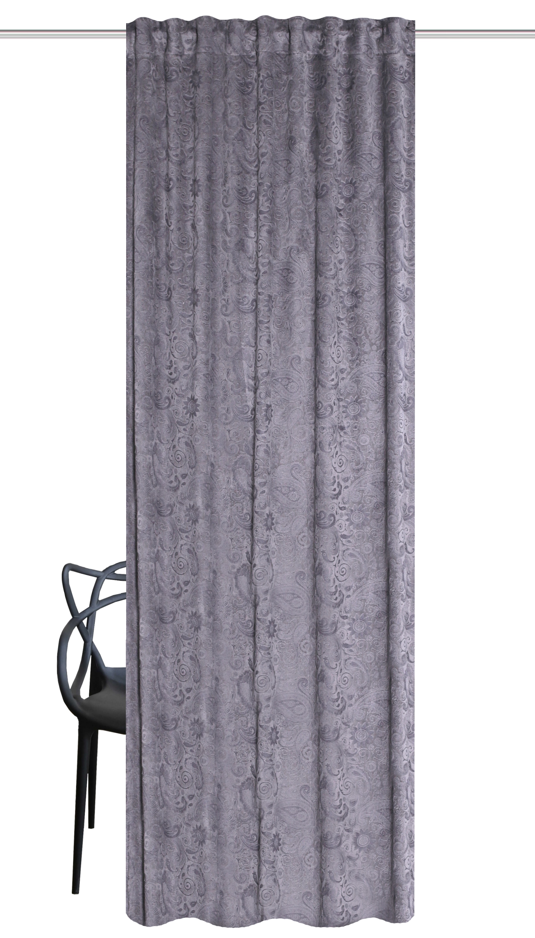 HOME WOHNIDEEN Vorhang »SENARA« Multifunktionsband 1 Stk. tlg. Prägedruck