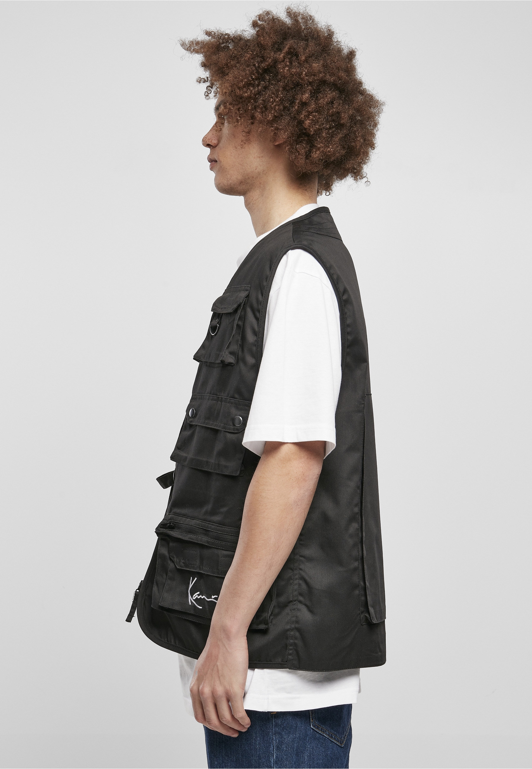 Karl Kani Steppweste »Karl Kani KK Small Signature Vest black« 1 Stk.