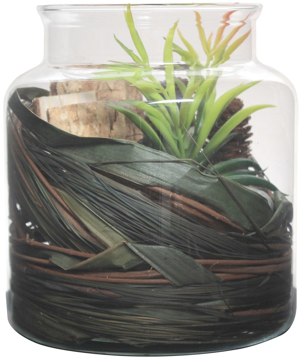 Kayoom Deko-Glas »Dekoglas Flora 810 Natural«, dekorativ, modern, vielseitig kombinierbar