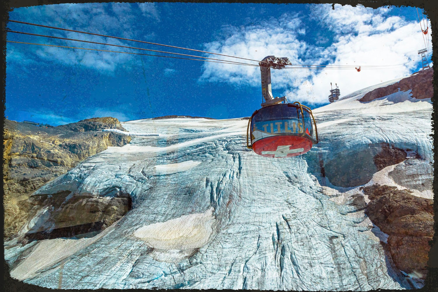 queence Metallbild "Gondola", Schweiz-Berge & Alpenbilder, (1 St.), Stahlsc günstig online kaufen