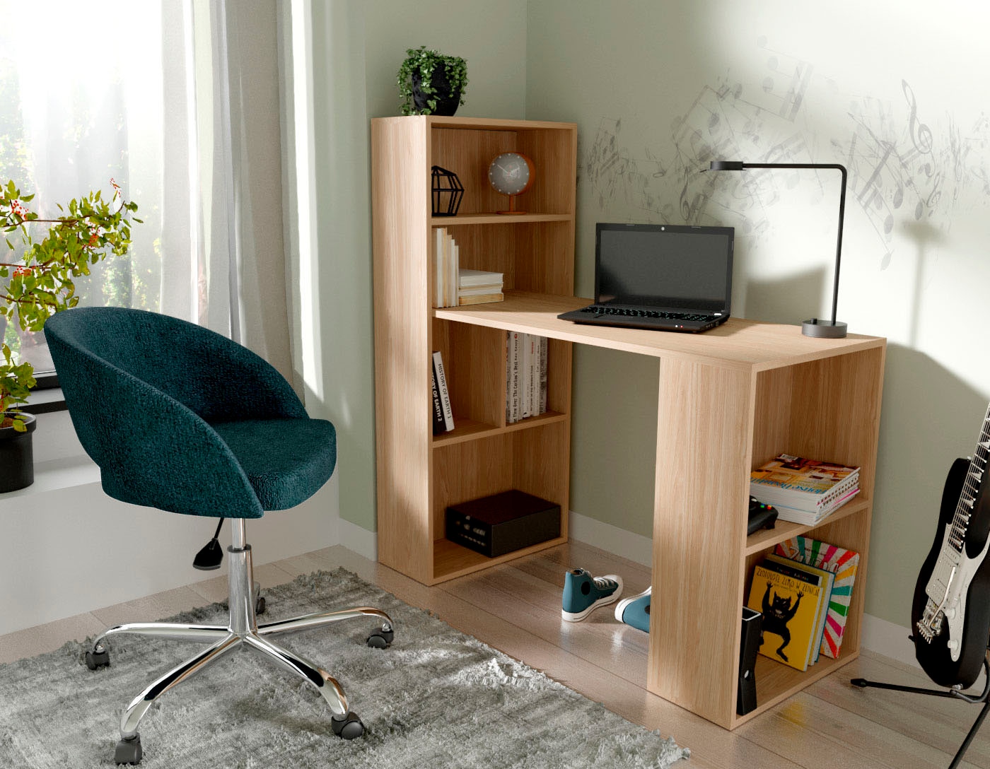 Helvetia Regal-Schreibtisch »Whitby«, Home Office-Schreibtisch