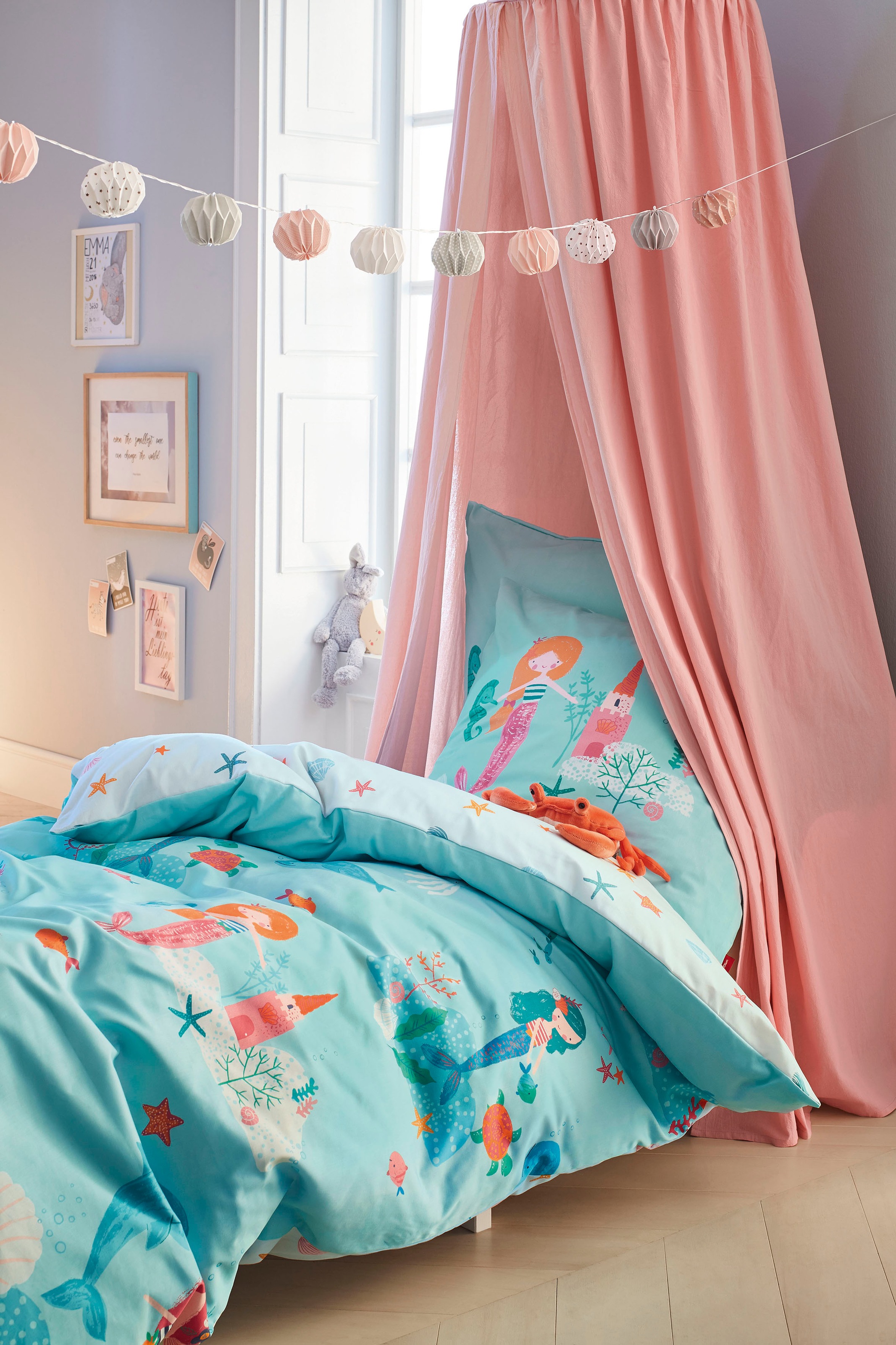 s.Oliver Junior Kinderbettwäsche "Satinbettwäsche s.Oliver Junior Meerjungf günstig online kaufen