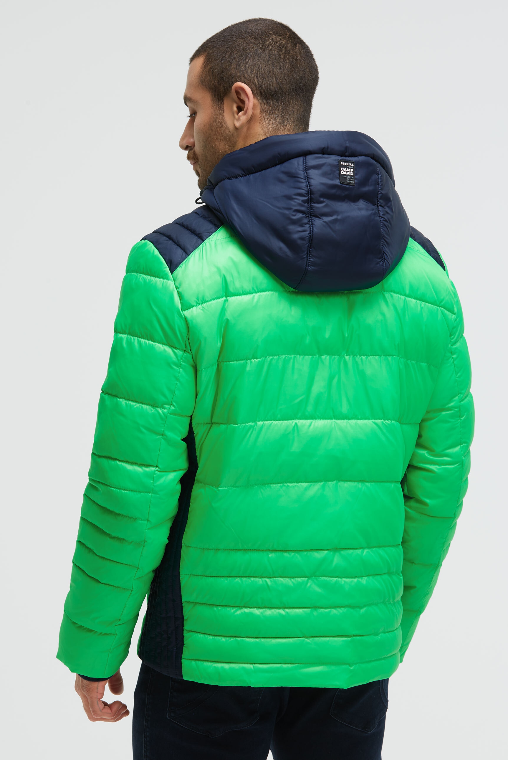 CAMP DAVID Winterjacke mit Kapuze mit abtrennbarer Kapuze