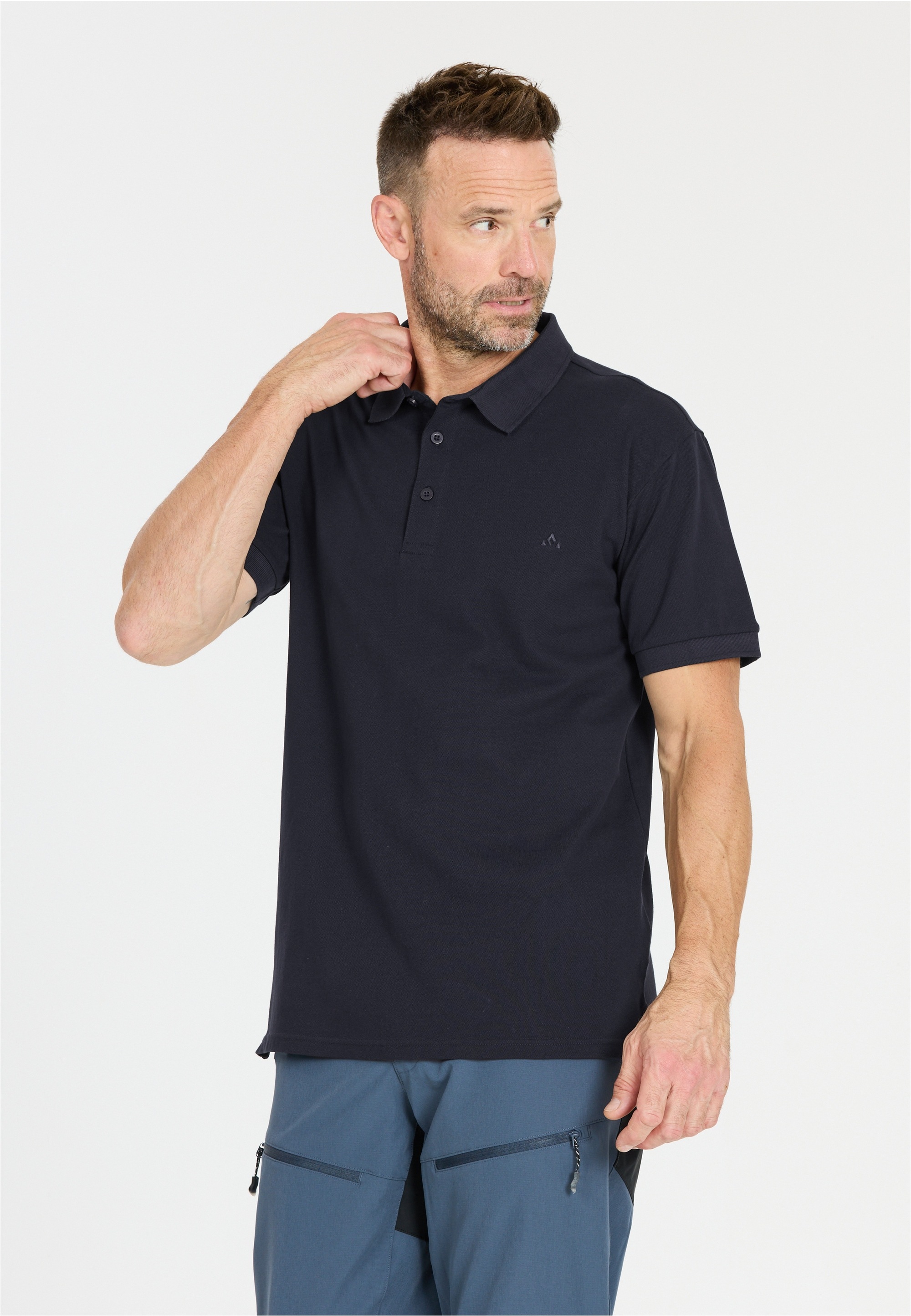 WHISTLER Langarm-Poloshirt "Jamero" mit Flachstrick-Polokragen günstig online kaufen