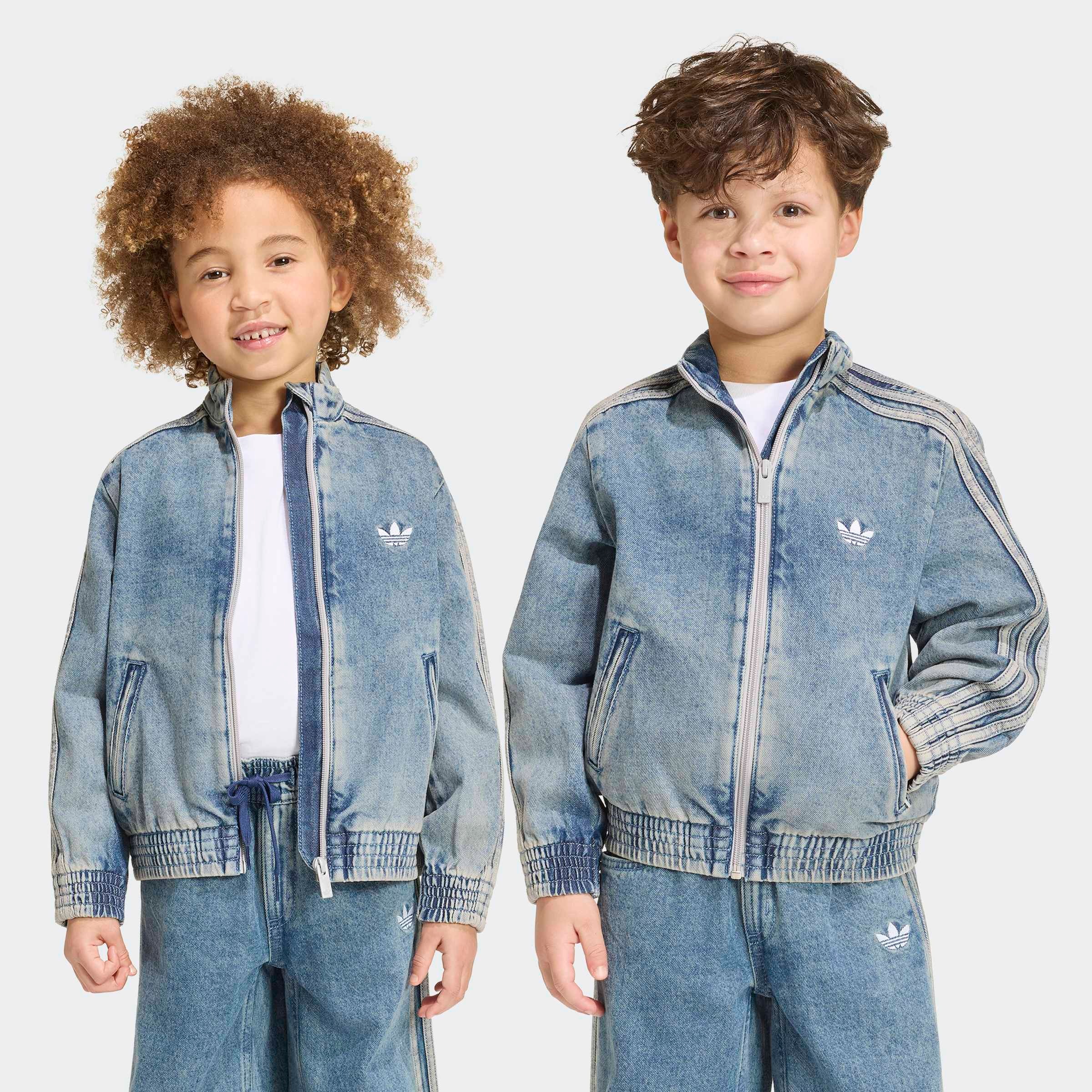 adidas Originals Outdoorjacke "FIREBIRD ORIGINALS, DENIM, LOCKER GESCHNITTEN"