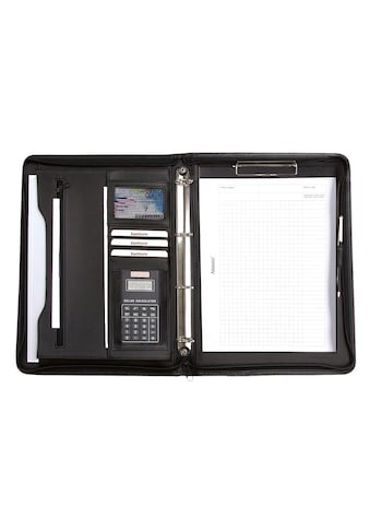 Alassio® Ringbuchmappe »DIN A4, Manerbo«, mit Taschenrechner kaufen