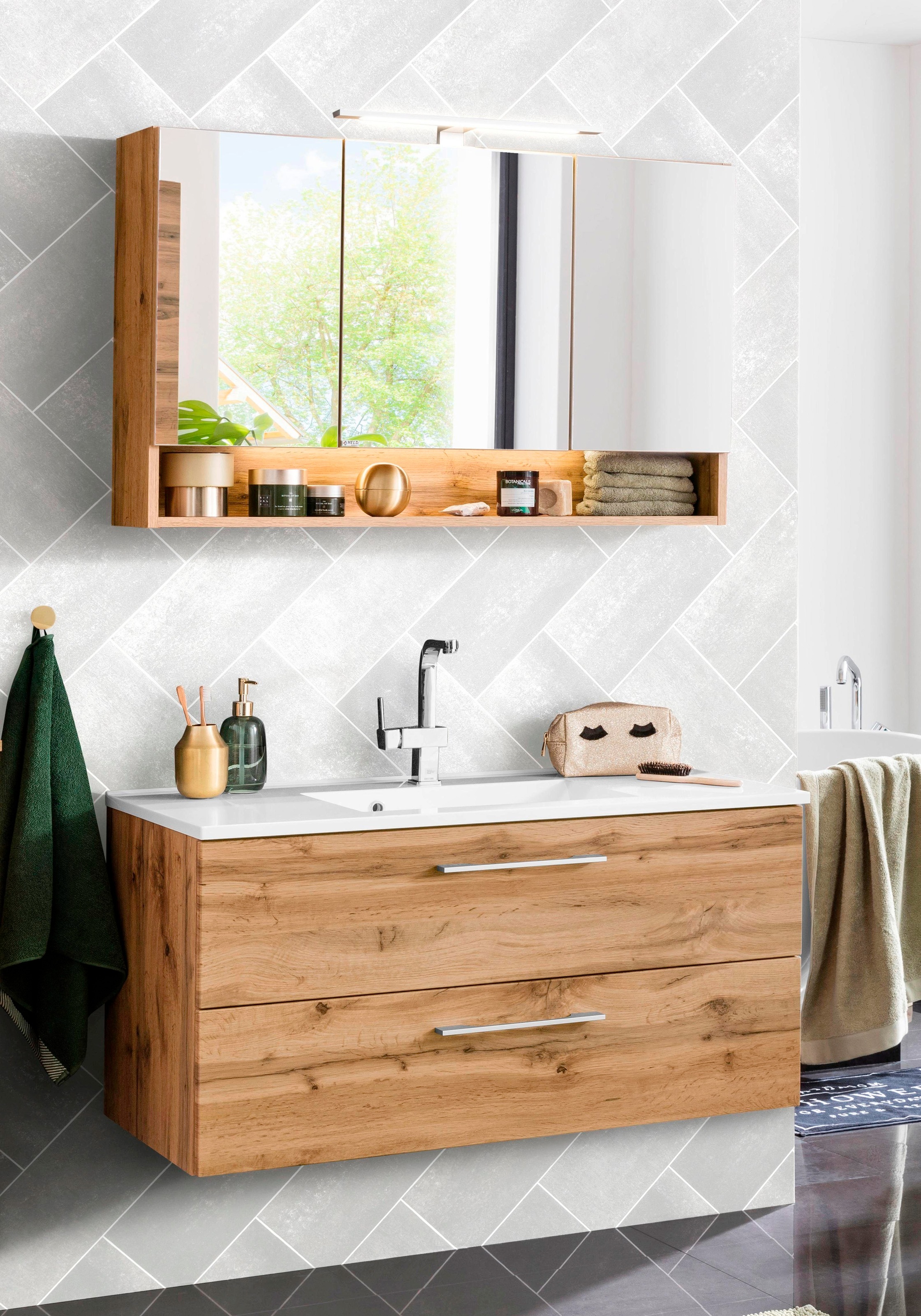 welltime Badmöbel-Set "Soria" 2 Stk. tlg. günstig online kaufen