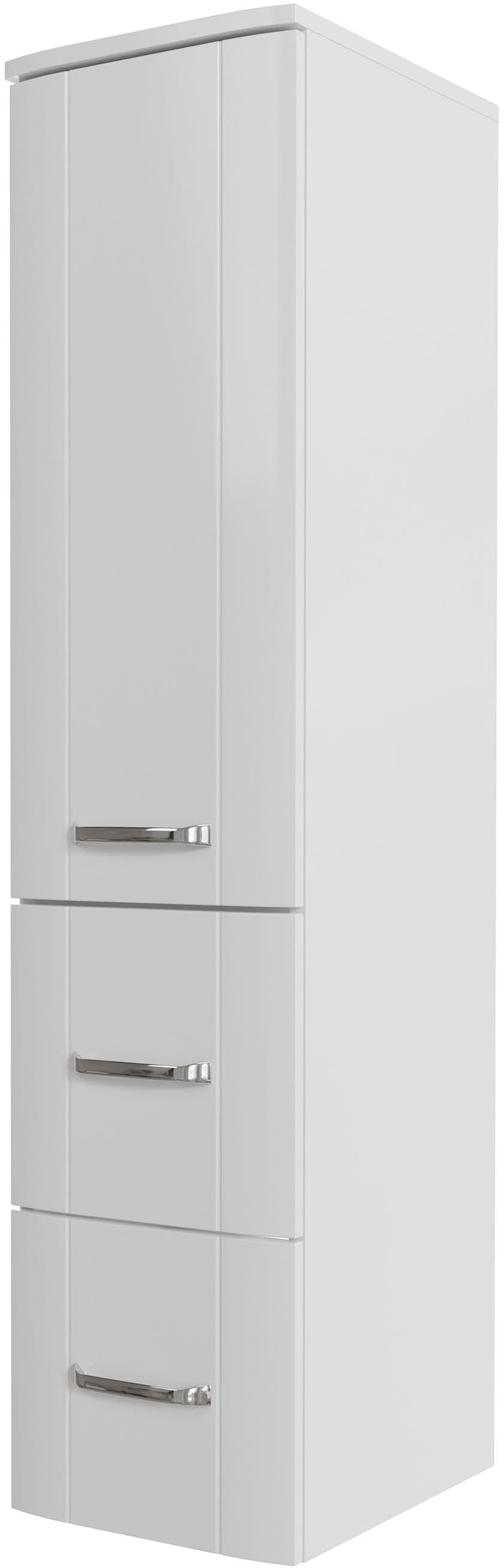 Saphir Midischrank "Serie 3006 Badschrank 30cm,1 Tür, 2 Schubladen, Türdämp günstig online kaufen