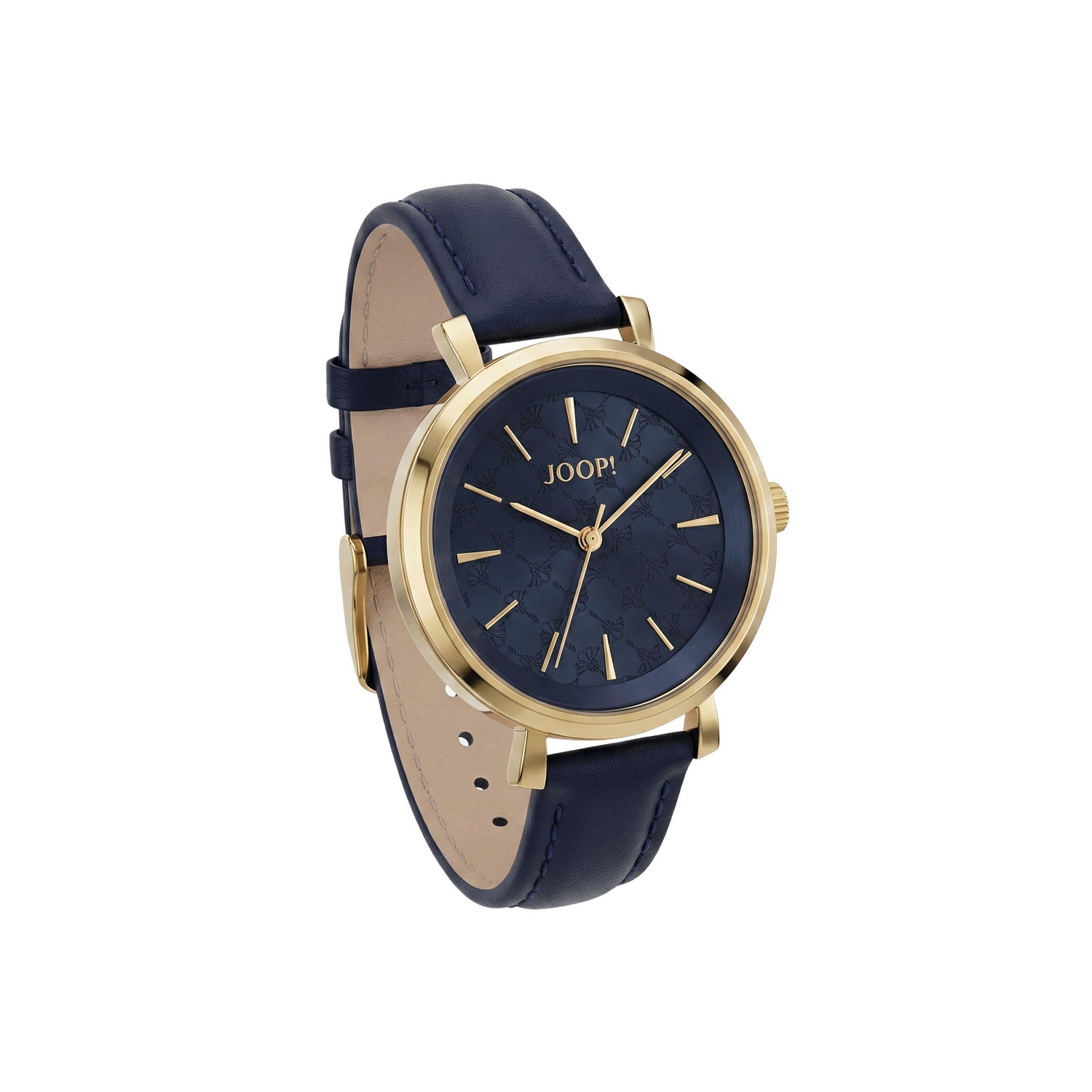 JOOP! Quarzuhr Armbanduhr, Damenuhr, Lederarmband, analog