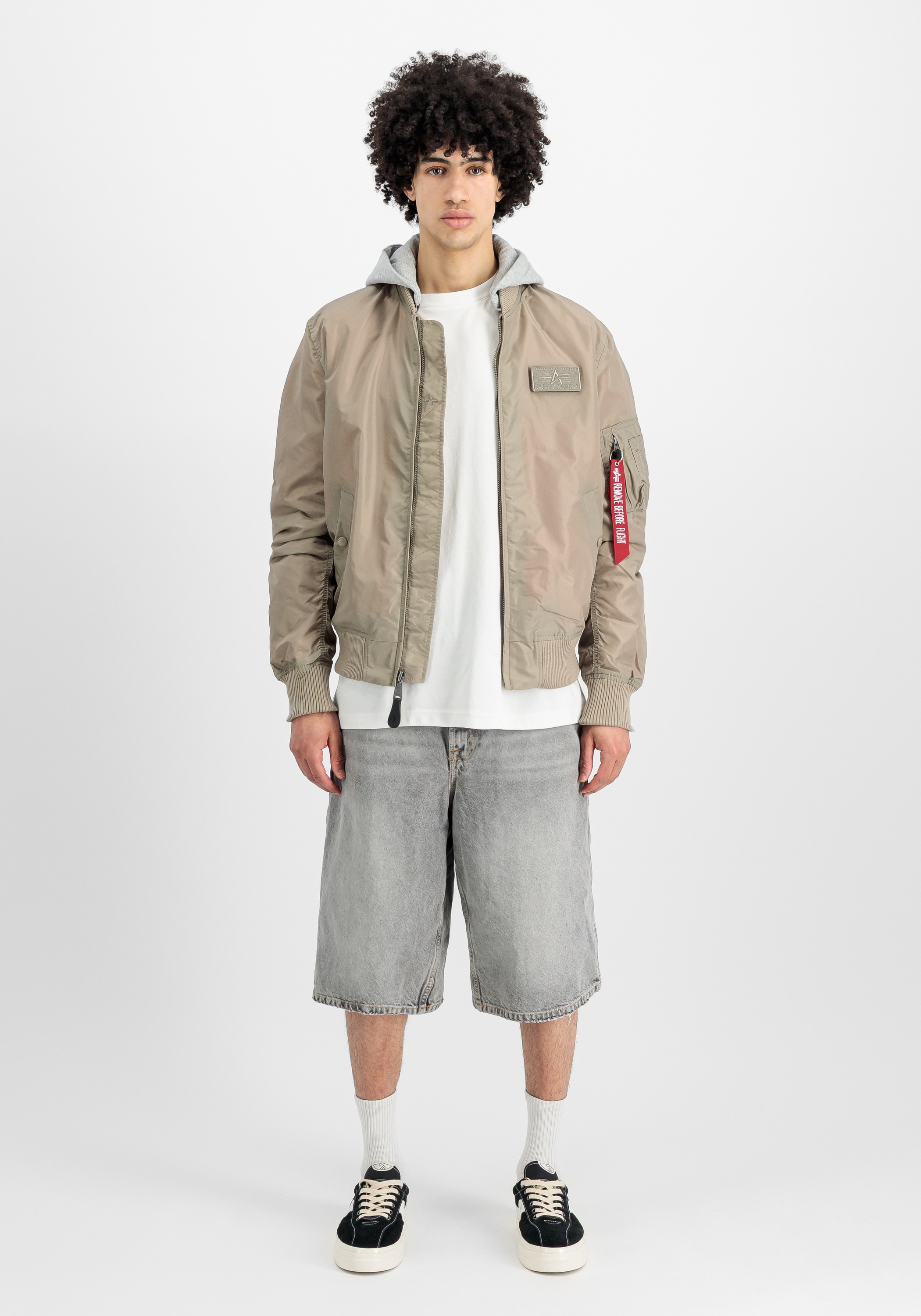 Thumbnail - Alpha Industries Bomberjacke "MA-1 TT Hood Light"