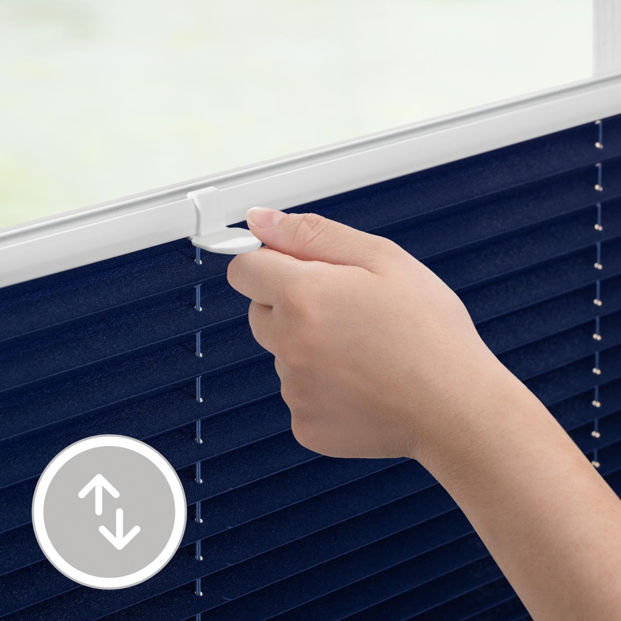 LICHTBLICK ORIGINAL Plissee »Plissee Klemmfix, ohne Bohren, verspannt« blickdicht ohne Bohren verspannt lichtdurchlässig, blickdicht