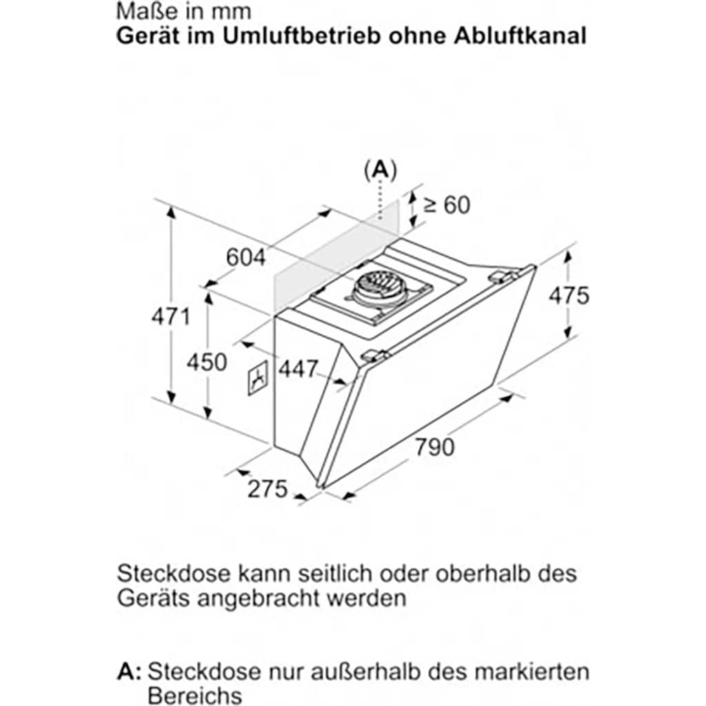 SIEMENS Kopffreihaube »LC81KAN60«, Serie iQ500