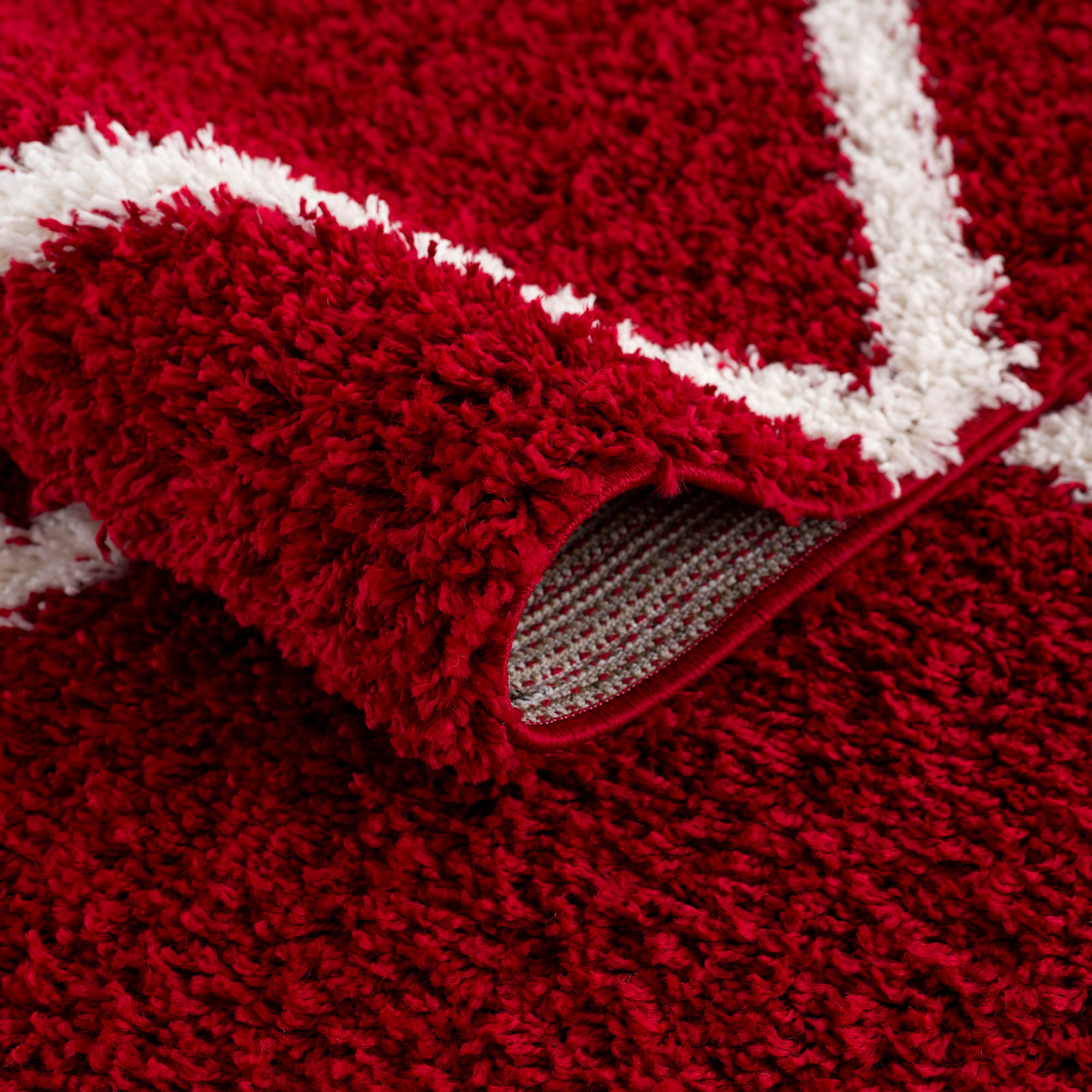 Sanat Hochflor-Teppich "Madrid" rund 30 mm Höhe Wohnzimmer, Langflor, Shagg günstig online kaufen