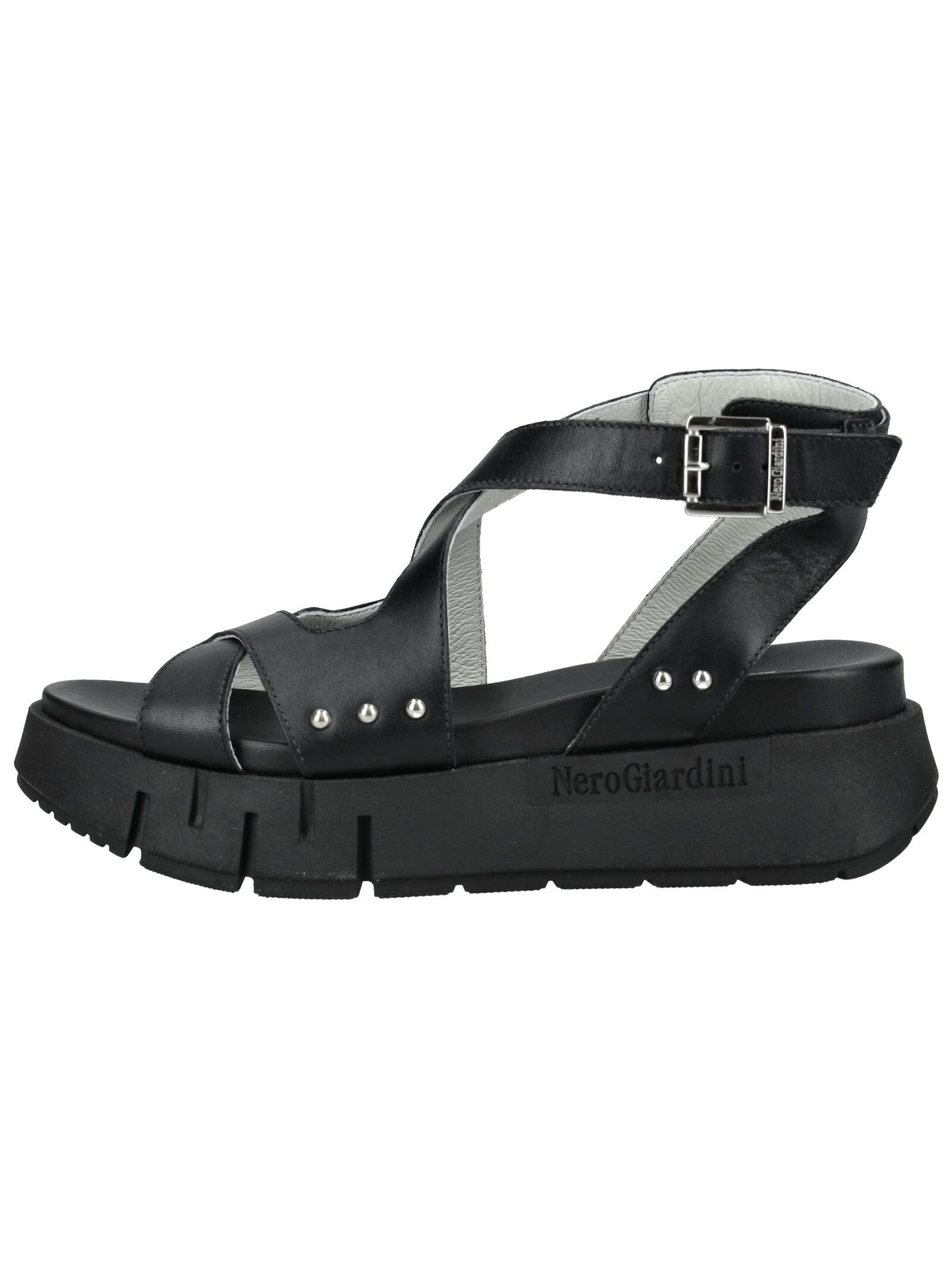 Nero Giardini Plateausandaletten "Nero Giardini Sandalen Leder" günstig online kaufen