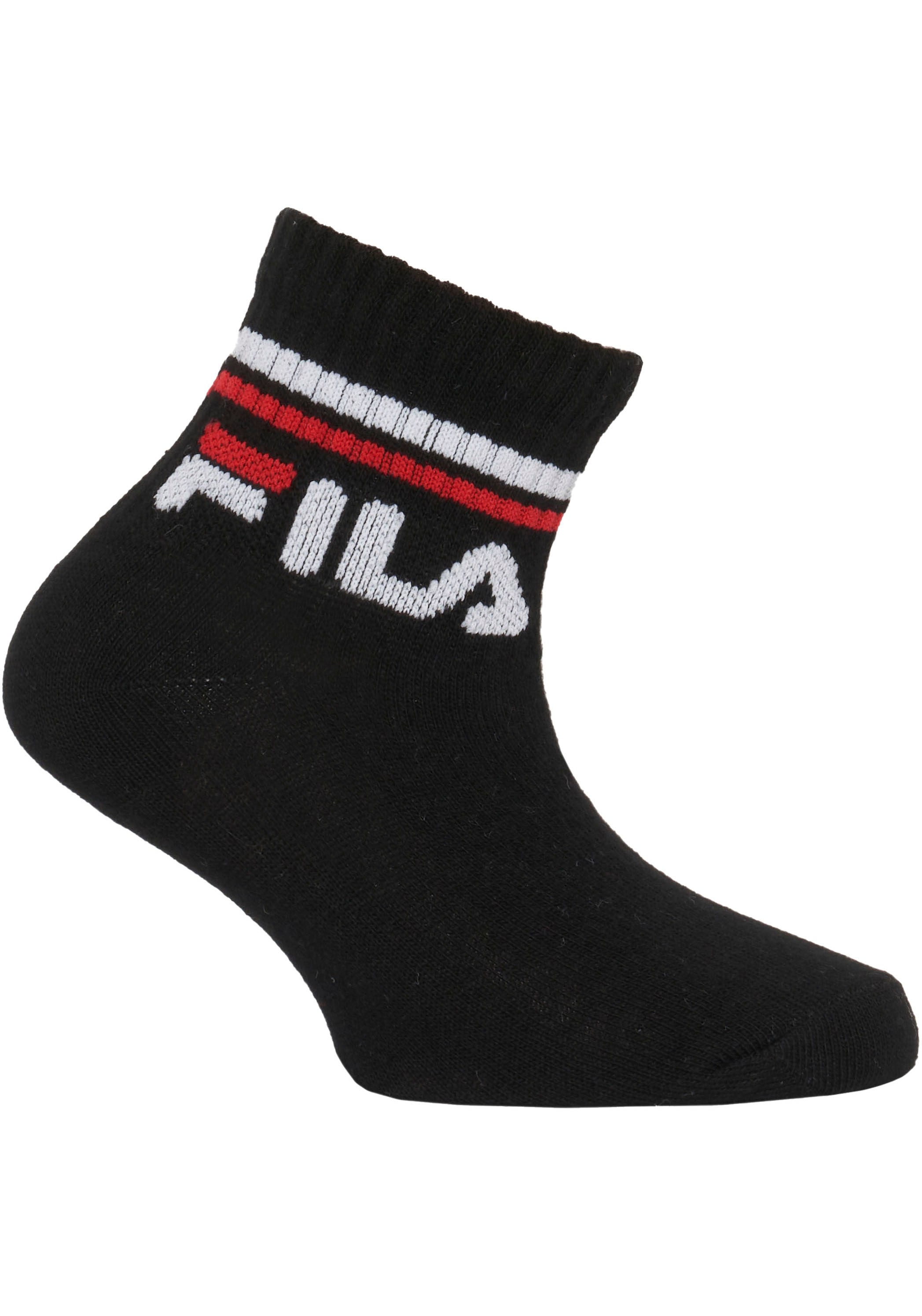 Fila Kurzsocken, (6er Pack), mit eingestricktem Logo im Bündchen, Kindersoc günstig online kaufen