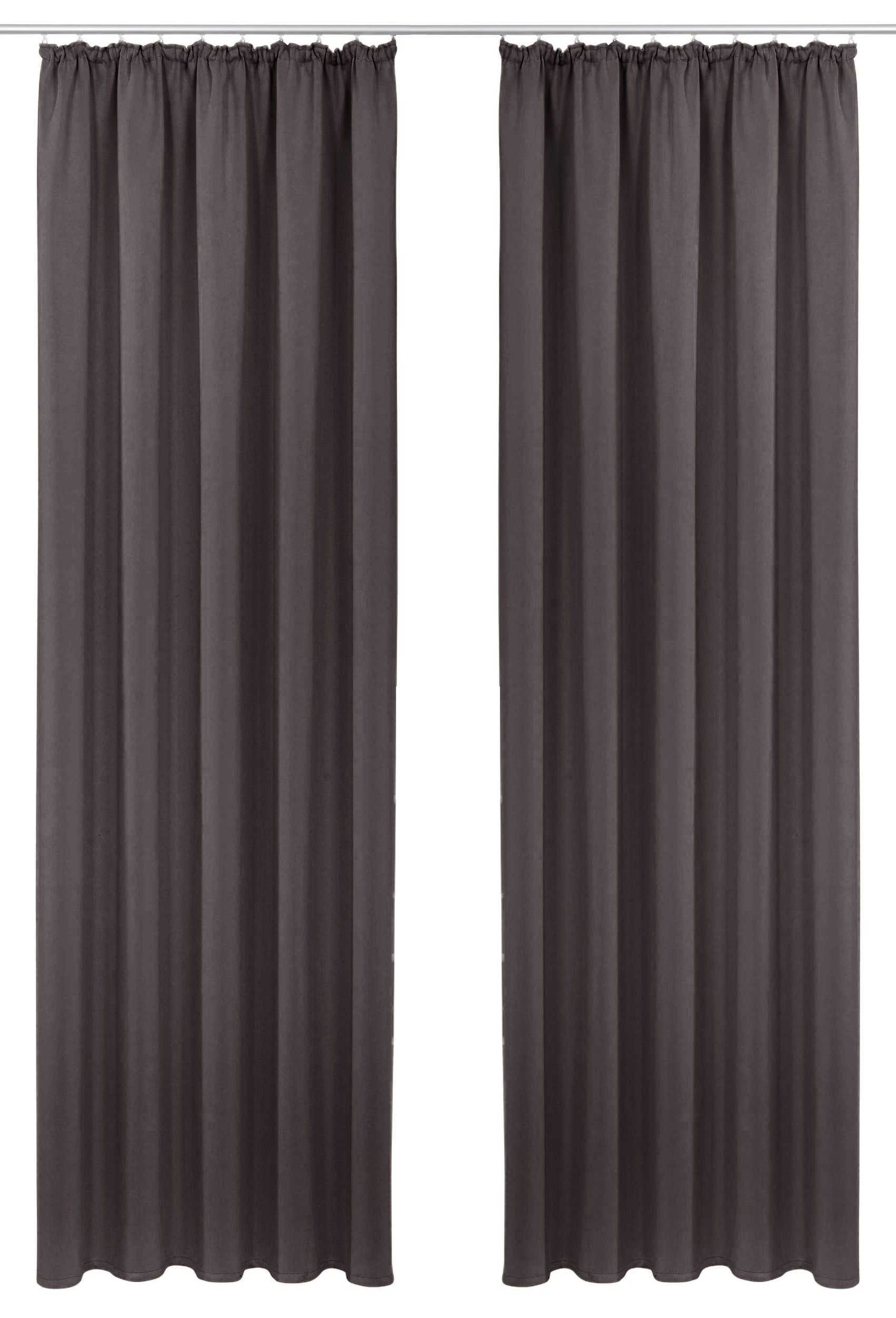 my home Gardine "SOLA" Kräuselband 1 Stk. tlg. Breite:130 cm, 1 Schal, einf günstig online kaufen