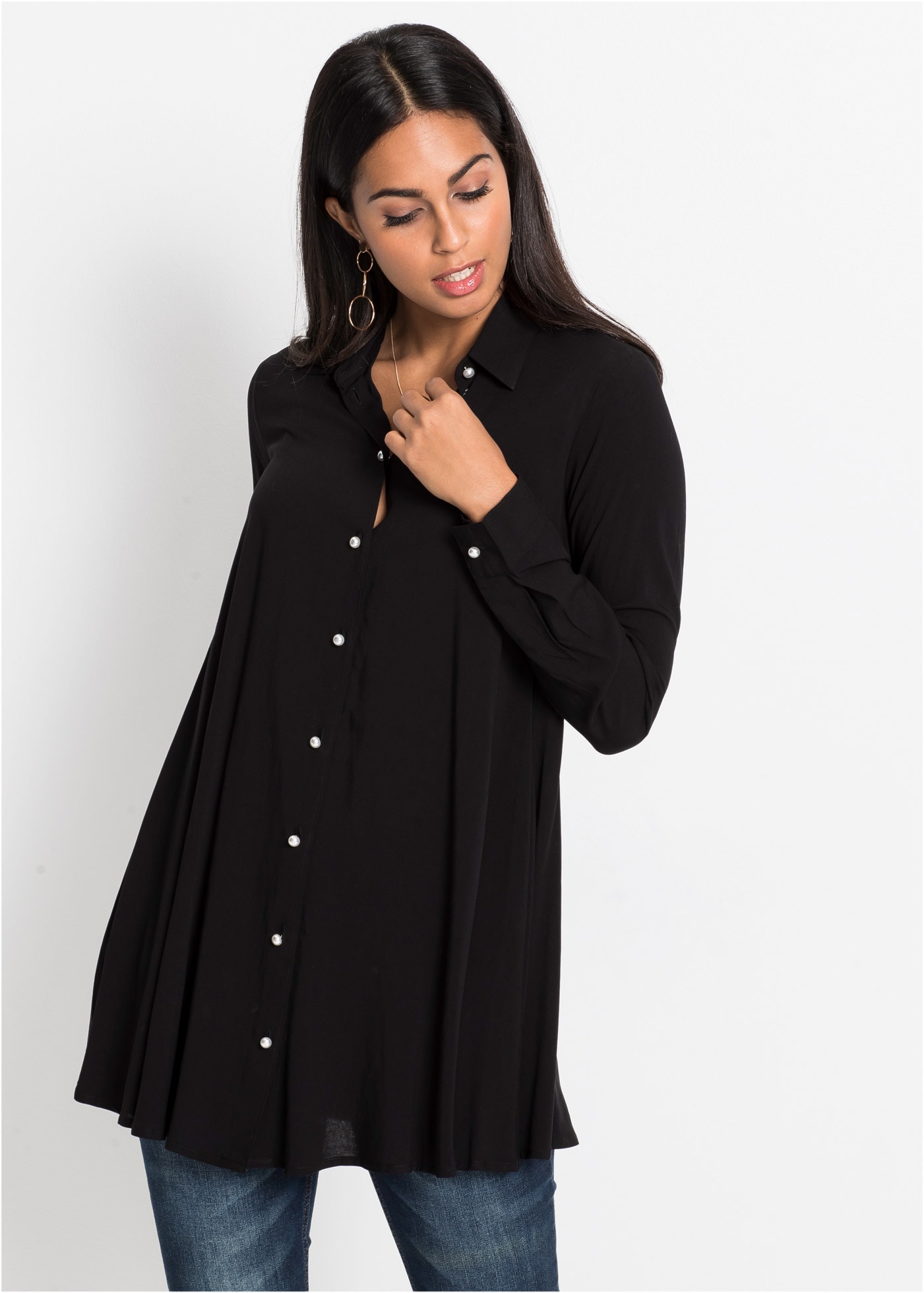 bonprix Langarmbluse günstig online kaufen