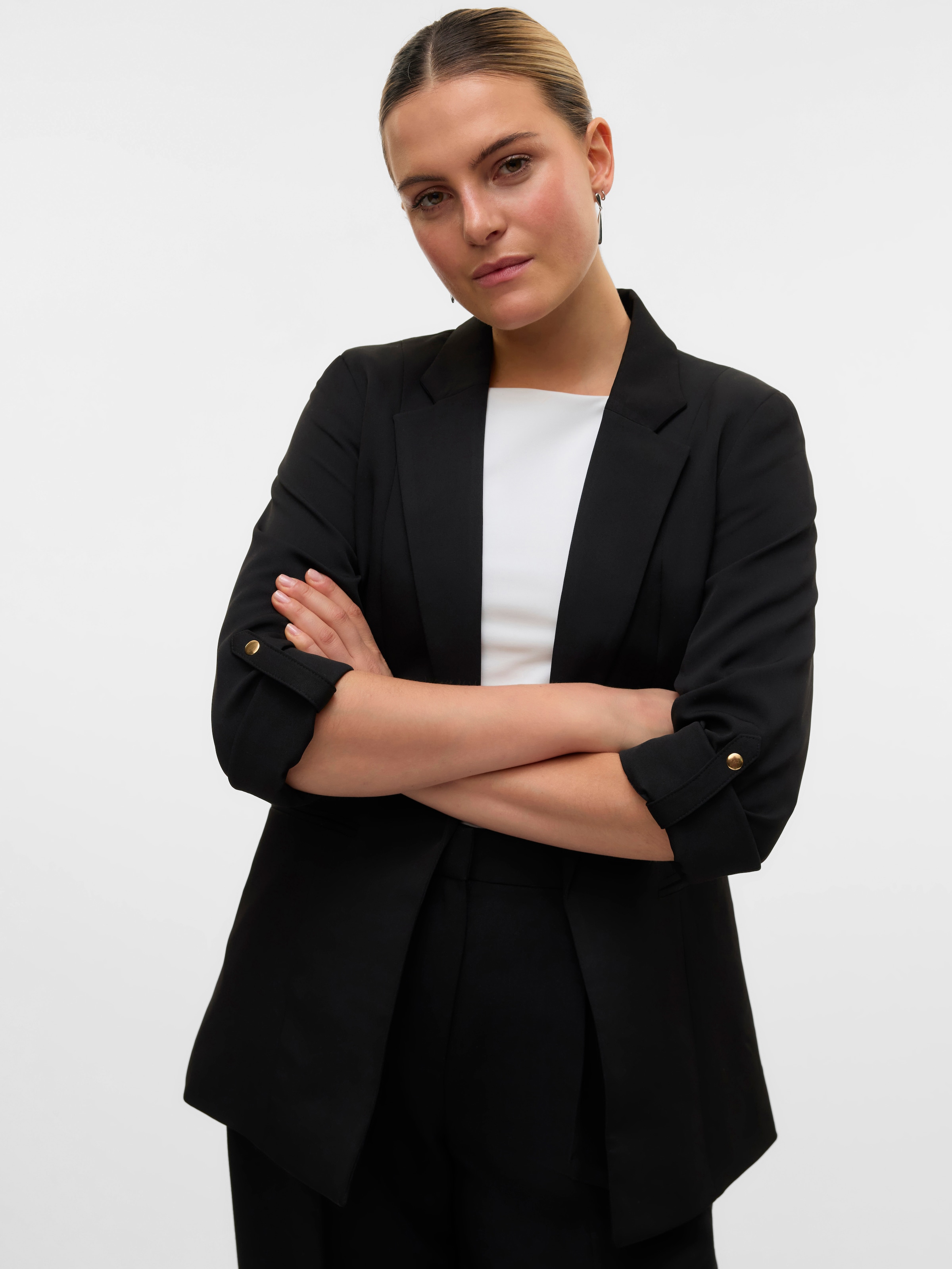 Vero Moda Trumpas švarkas »VMGLORIA 3/4 SLIM BLA...