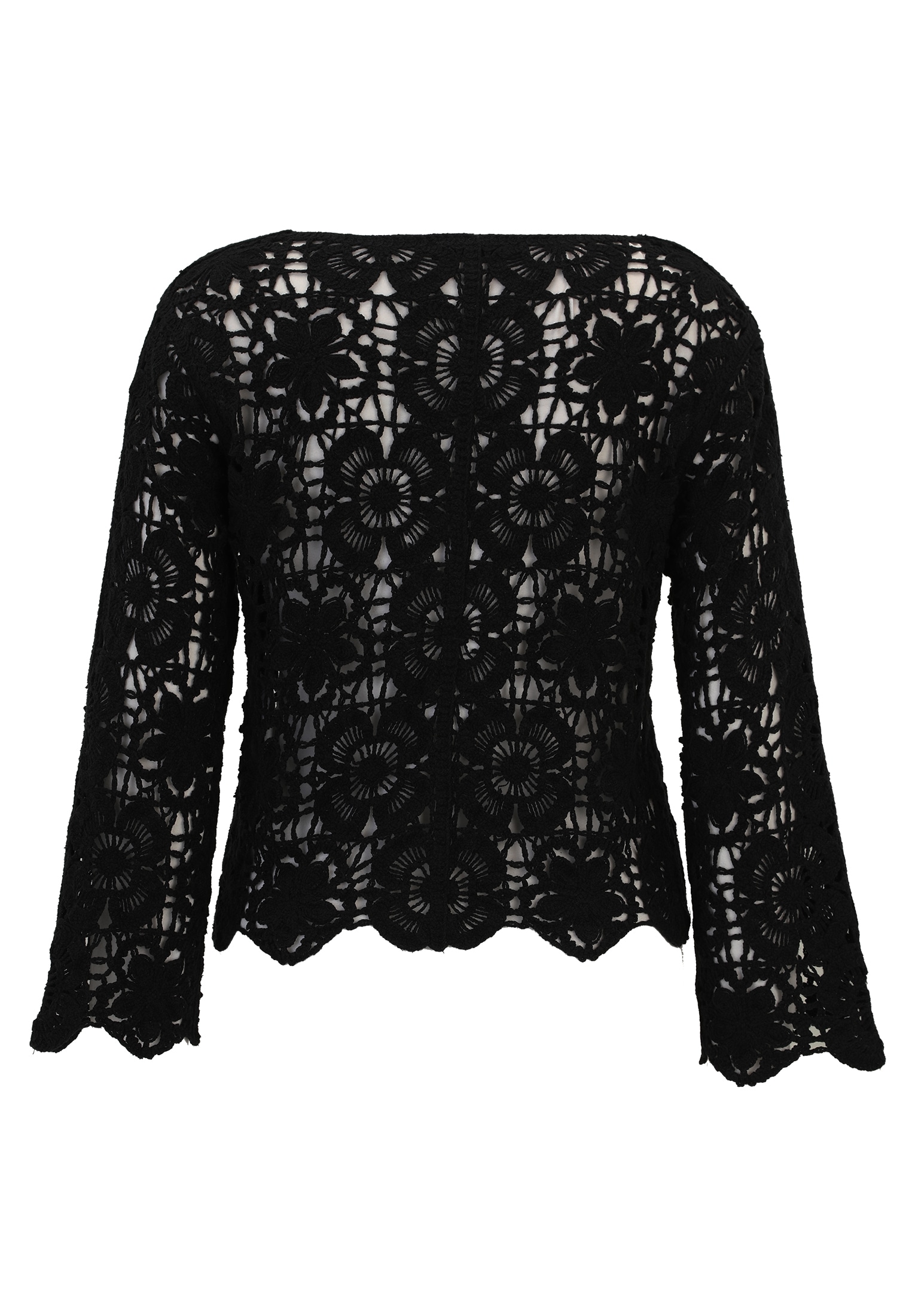 Betty Barclay Strickpullover »Betty Barclay Lochstrick-Pullover mit U-Boot-Ausschnitt«, (1 tlg.), Häkelstich