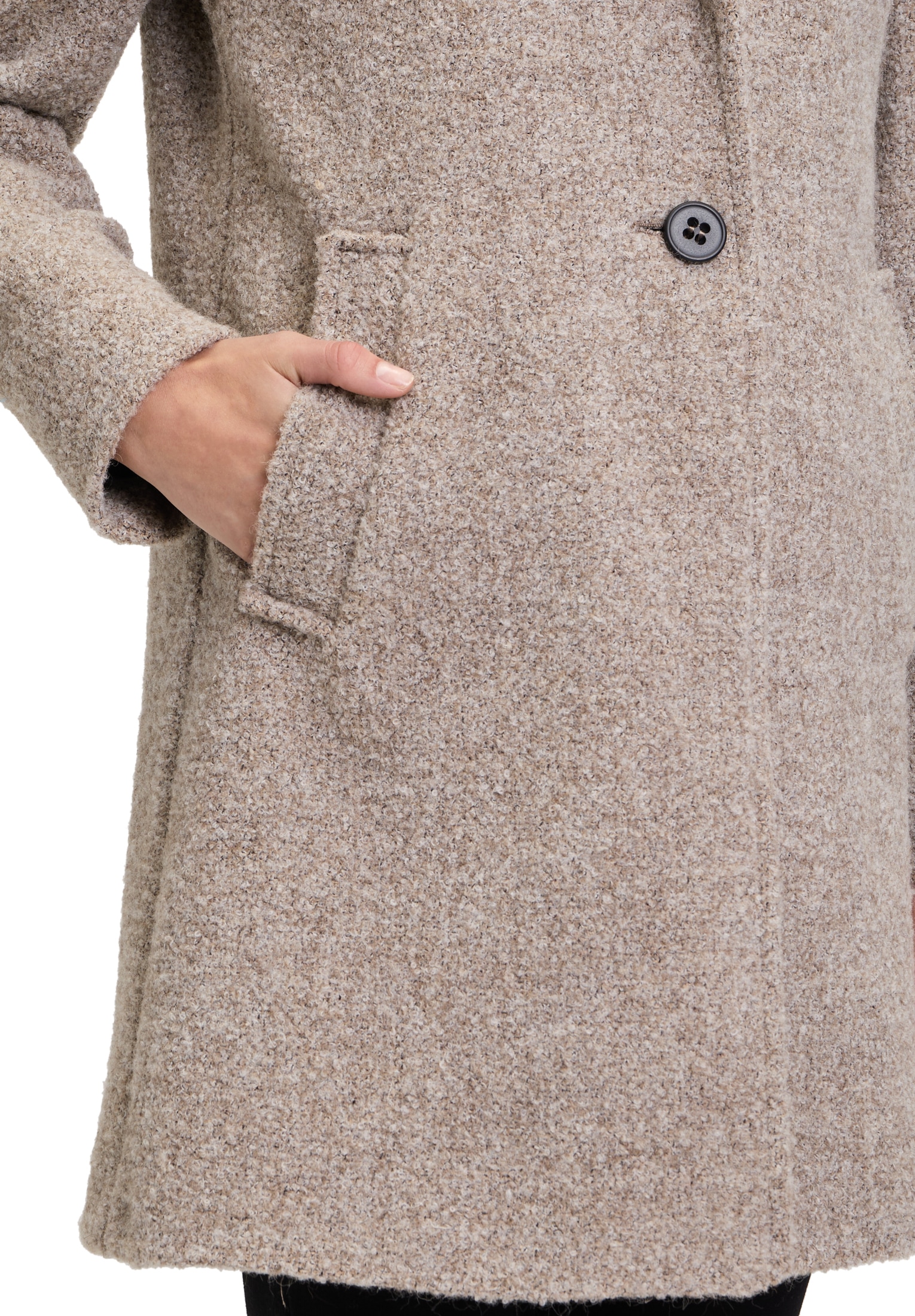 Gil Bret Wolljacke »Damen Wollmantel mit abnehmbarem Westenteil«