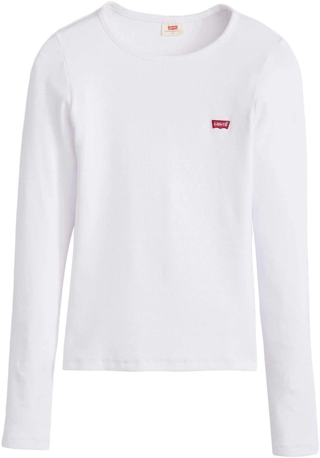 Levi's® Langarmshirt »HAYES LS TEE« in Ripp-Optik