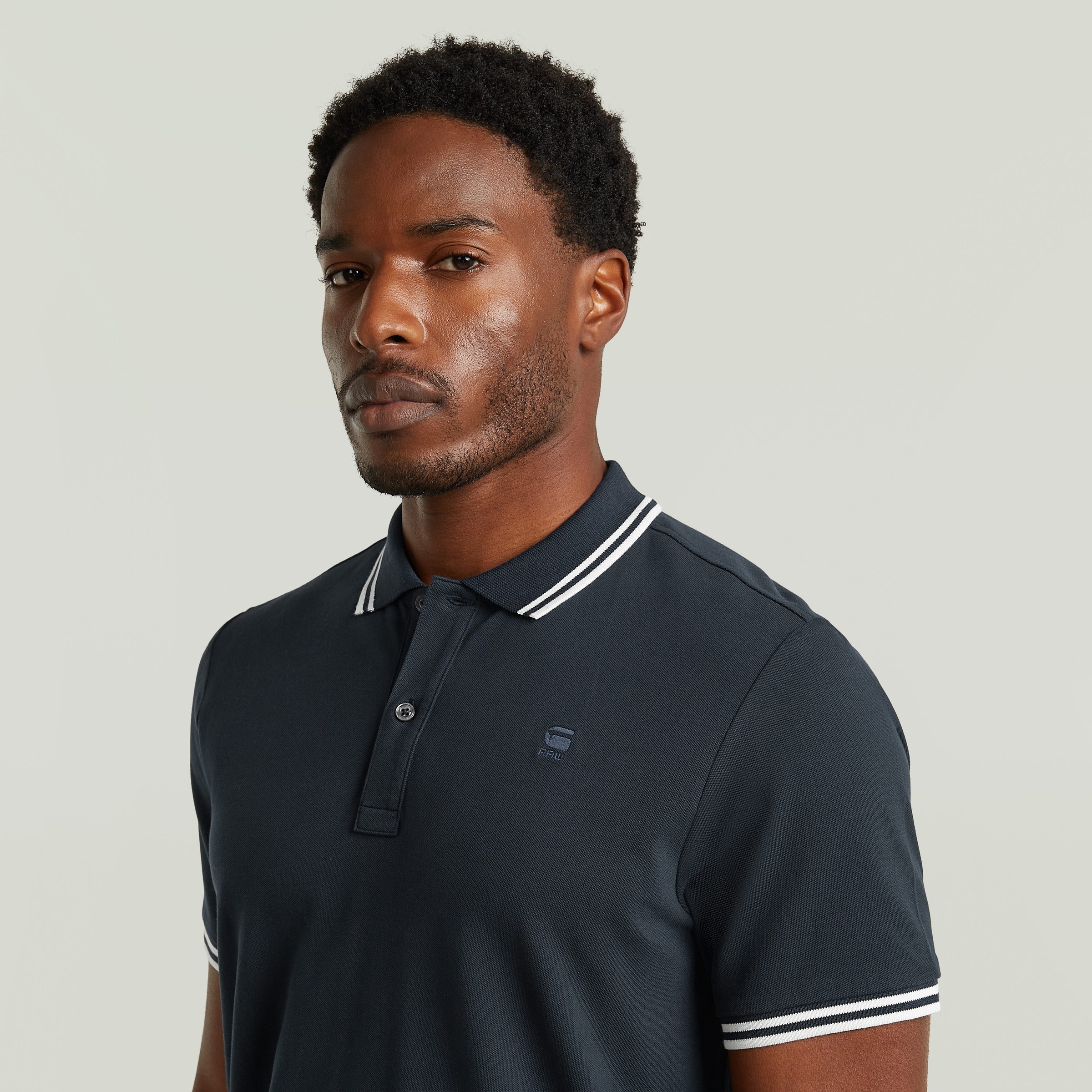 Thumbnail - G-STAR Poloshirt "Poloshirt Dunda slim stripe" in Kurzarm-Form