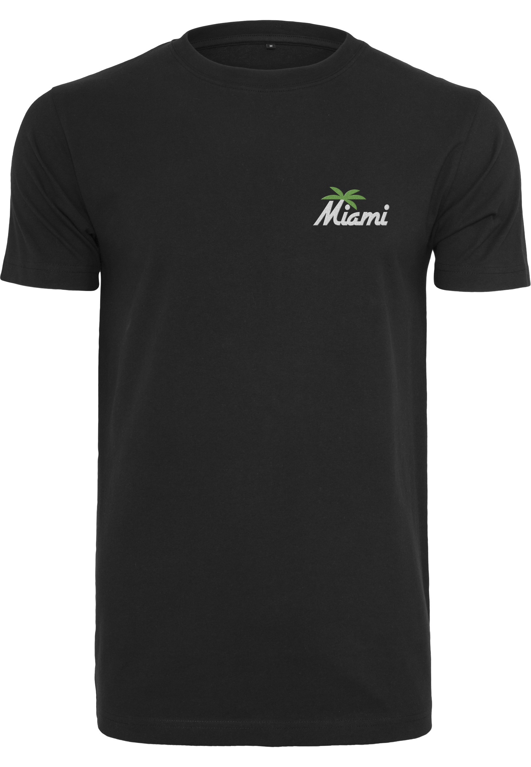 MisterTee T-Shirt "MisterTee Herren Miami Palm Tree EMB Tee" 1 Stk.