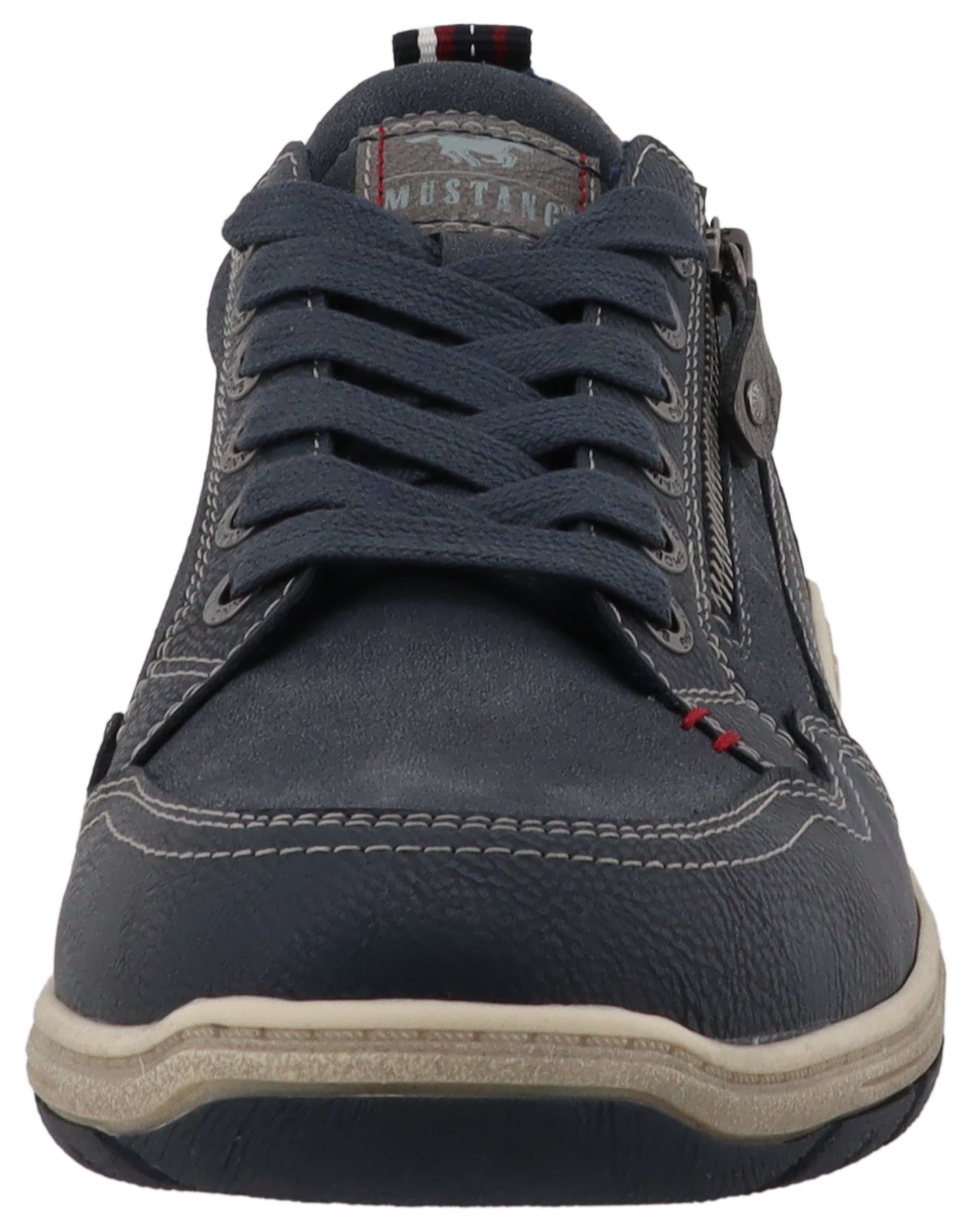 Mustang Shoes Sneaker »Benedetto«  Schnürschuh, Halbschuh mit Reißverschluss