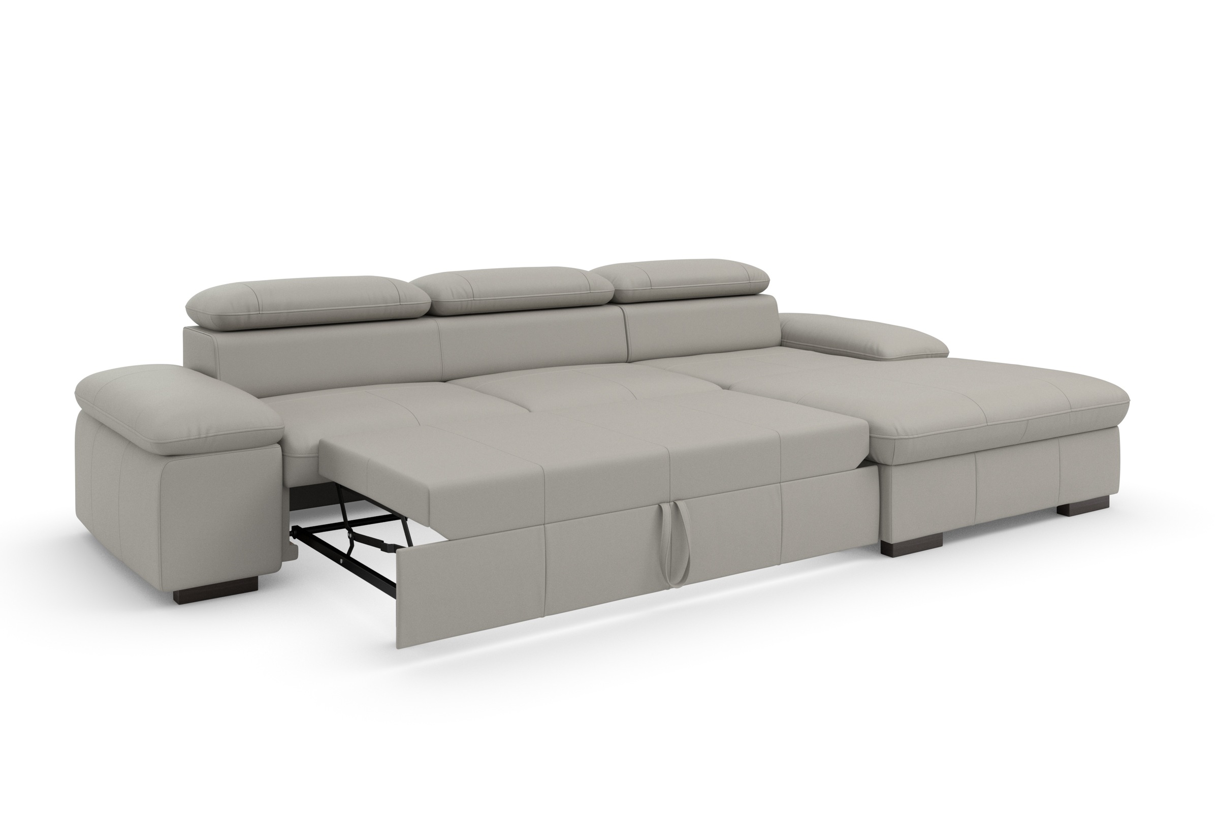 Home affaire Ecksofa »Alberto L-Form«, mit Kopfteilverstellung, wahlweise mit Bettfunktion