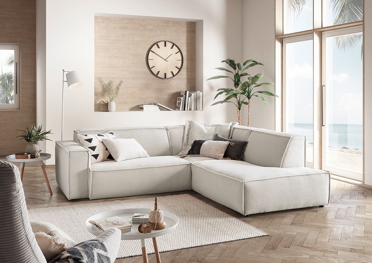 3C Candy Ecksofa "Matteo in elegant, kubischer Formensprache, bequem, L-For günstig online kaufen