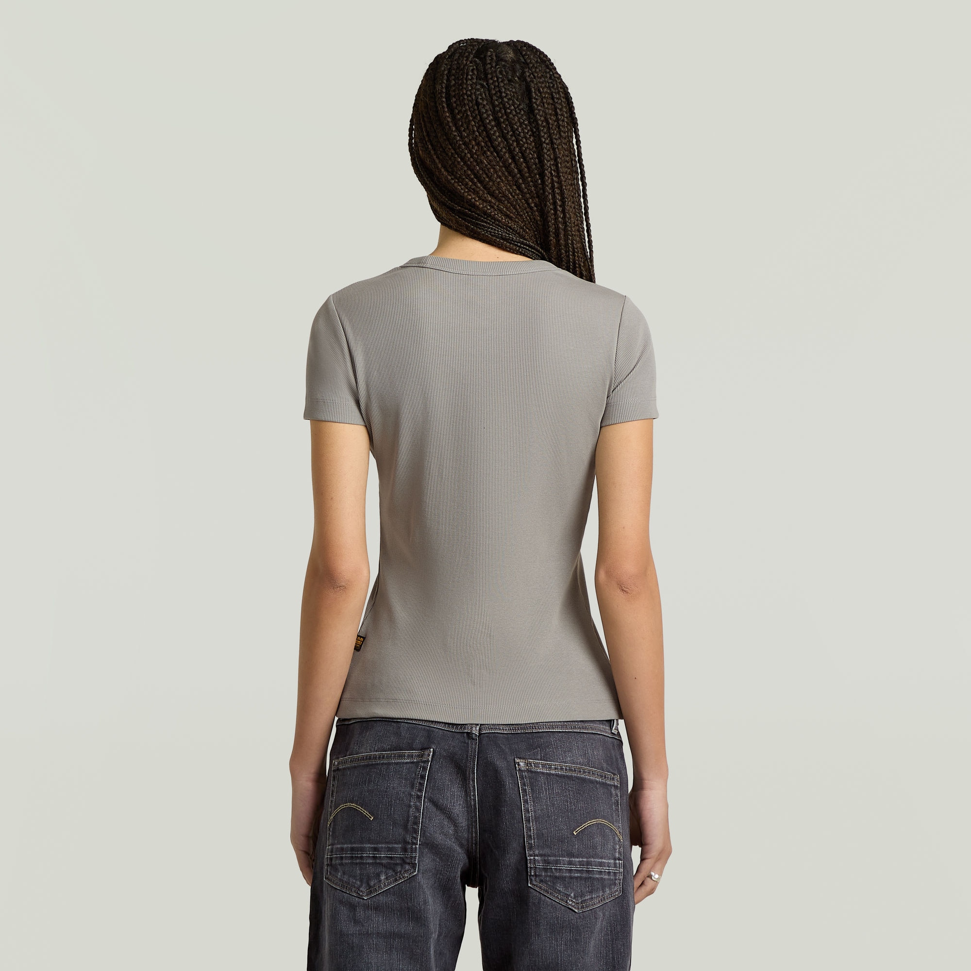 G-STAR T-Shirt »Rib Cap Sleeve«, aus Rippjersey