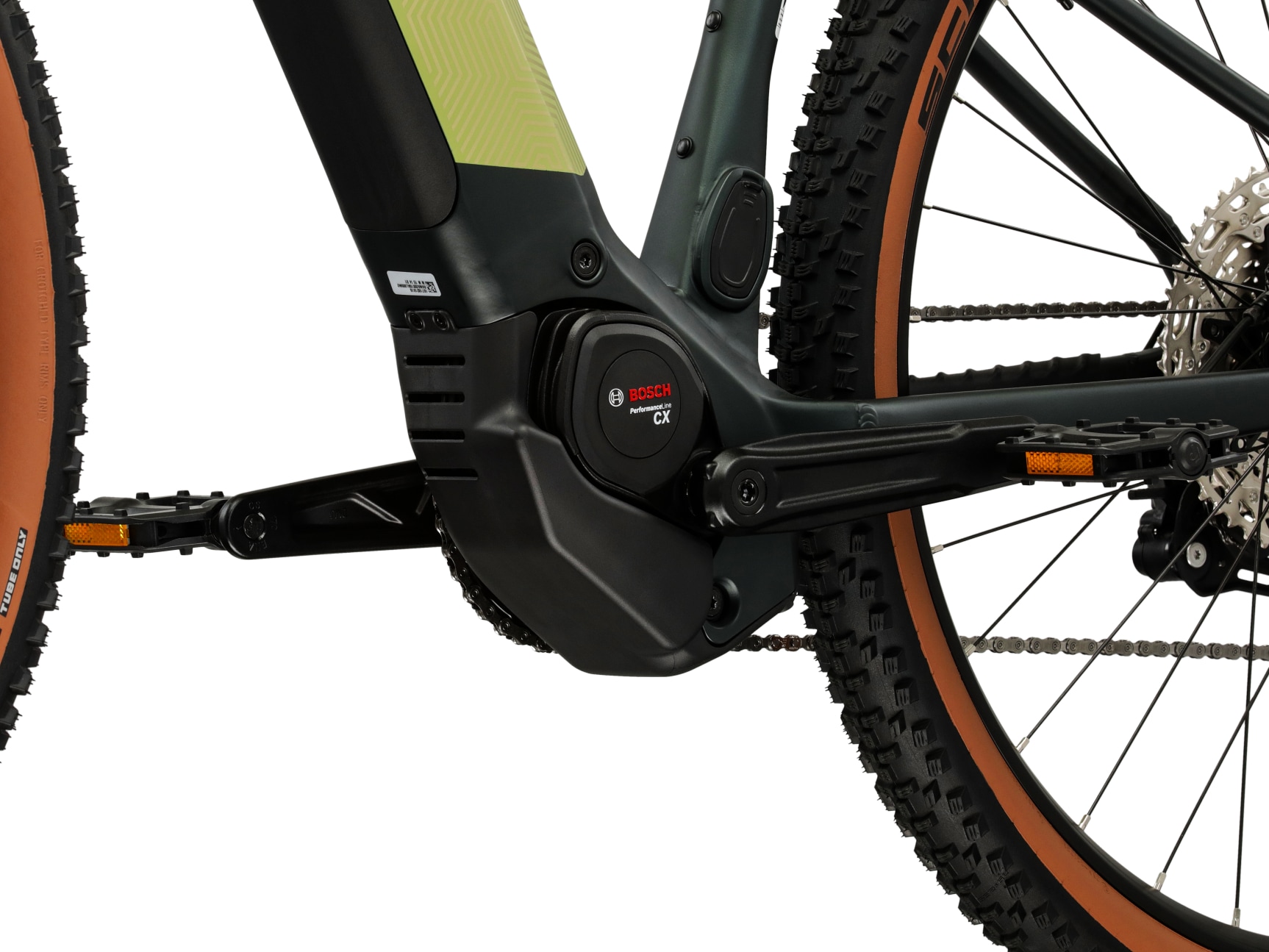 Kross »Influx Hybrid 4.0 21,3Ah / 800 Wh 29 Zoll grün 12 Gänge 2026« 12 Gang Shimano DEORE M6100 Schaltwerk Kettenschaltung Mittelmotor 250 W